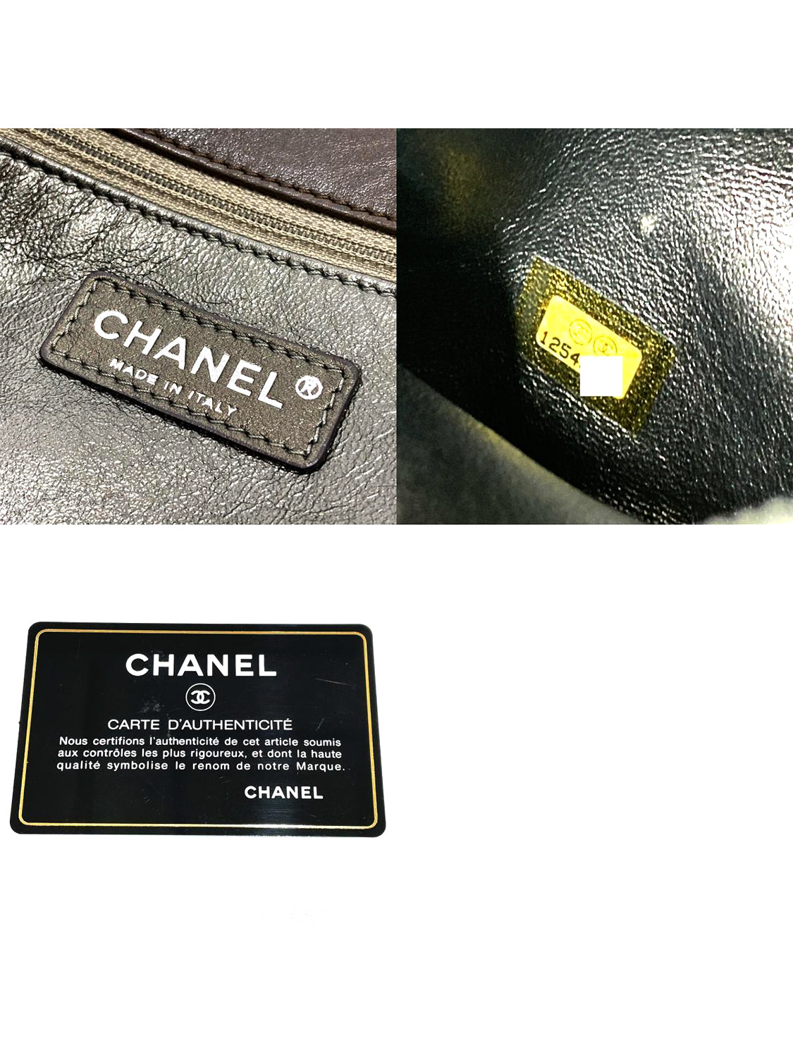 Chanel 2000s Khaki Brown Matelasse Silver Hardware Flap