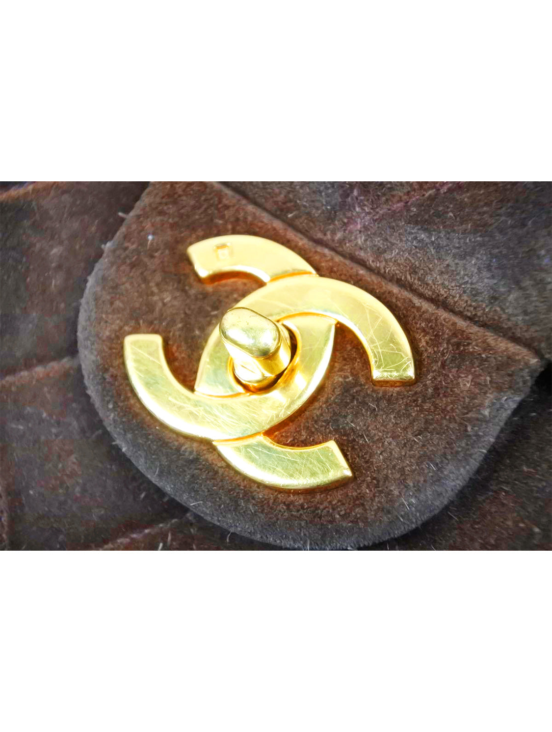 Chanel 2000s Brown Quilted Flap Backpack