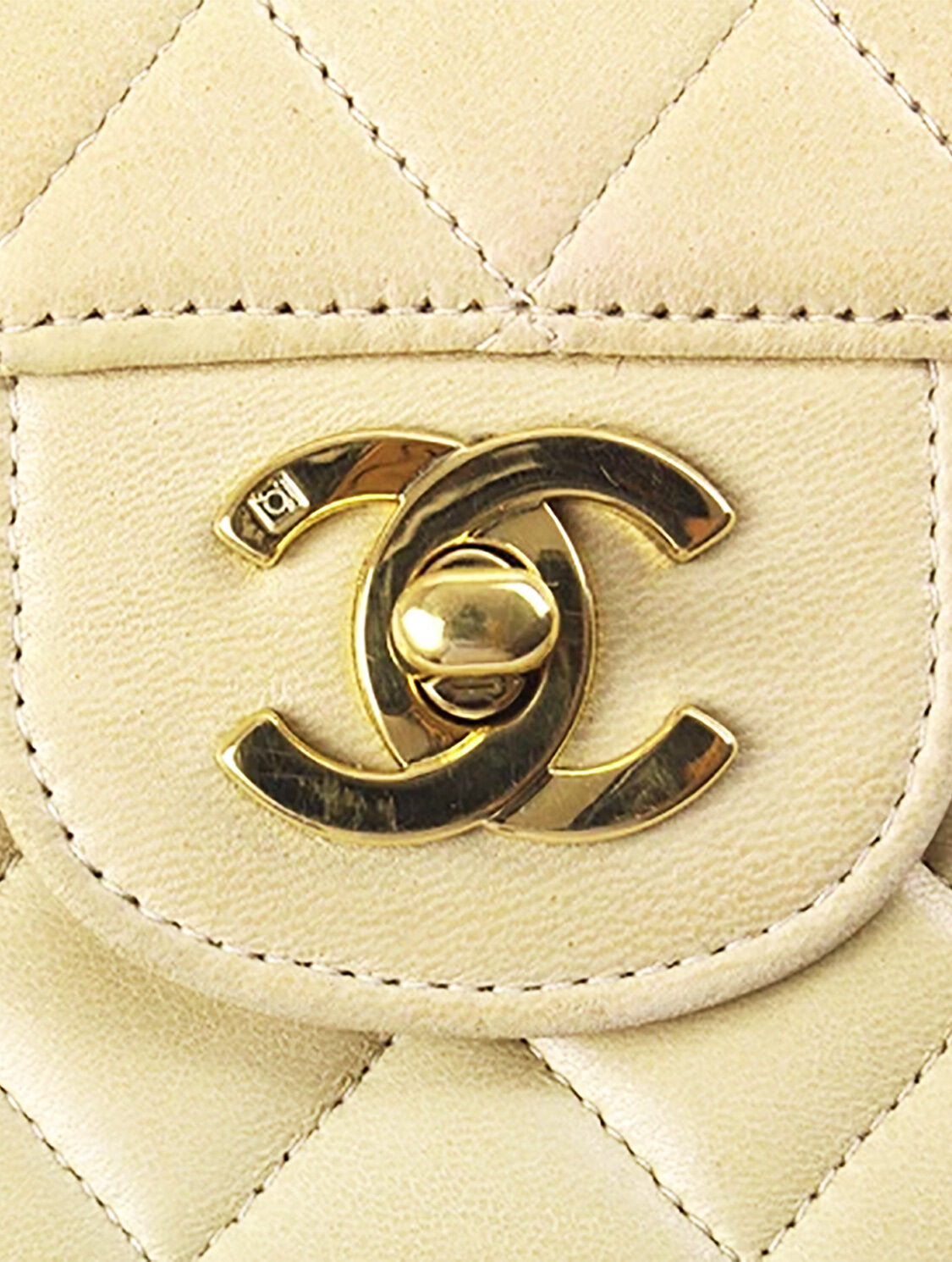 Chanel 2000s  Rare Lambskin Parent and Child Handbag
