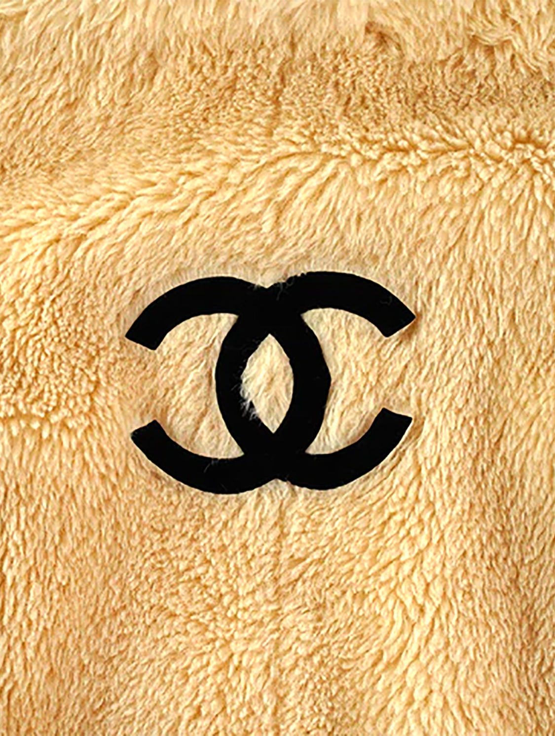 Chanel Rare Alpaca Fur 1994 Fuzzy CC Jacket
