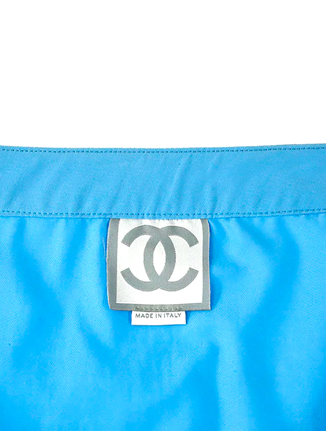 Chanel Sports Rare Blue Nylon Skirt