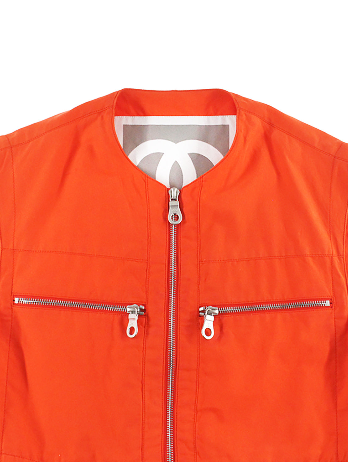 Chanel Sports Orange Nylon Vest