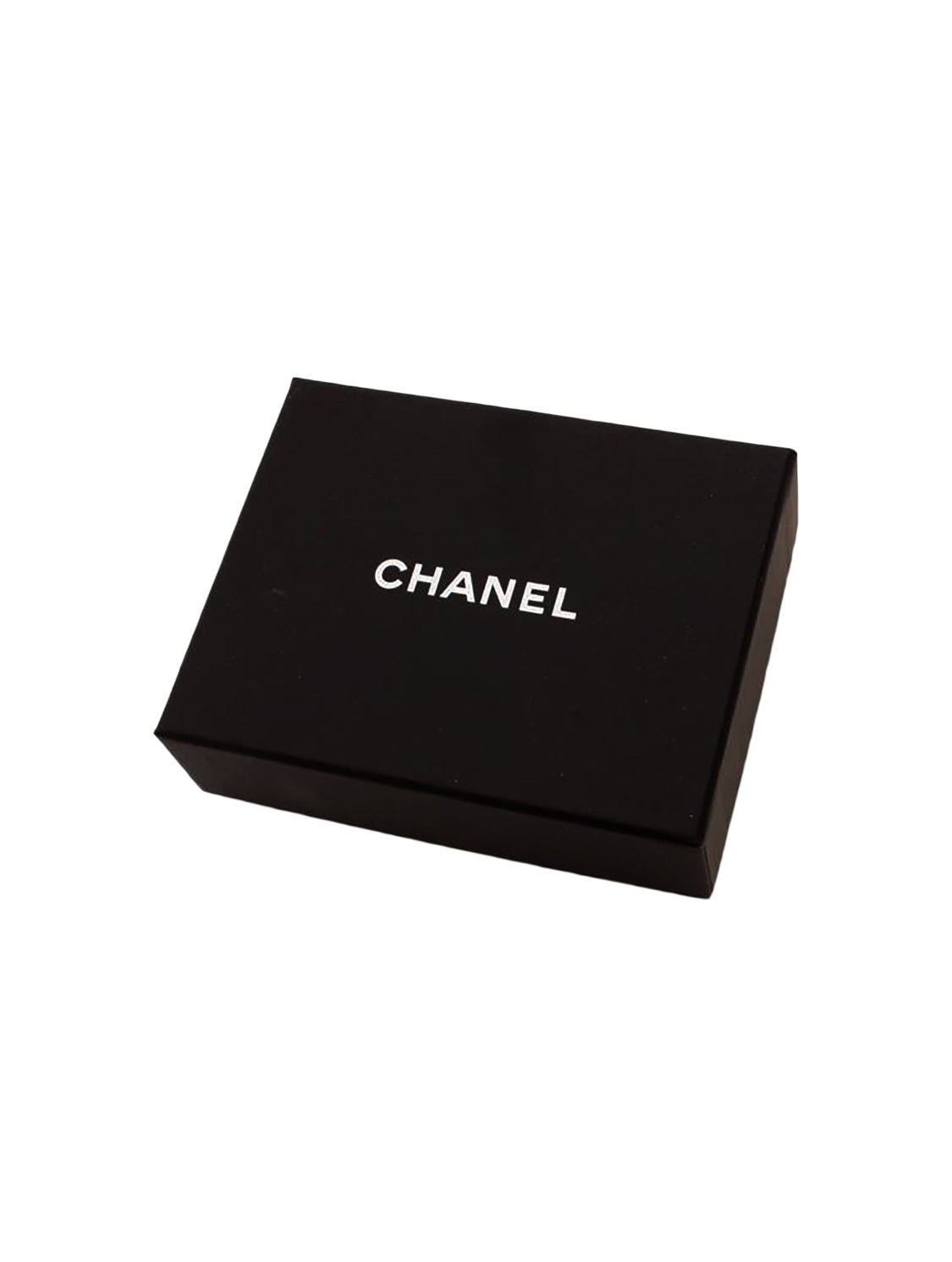 Chanel Silver Rhinestone Pendant Necklace