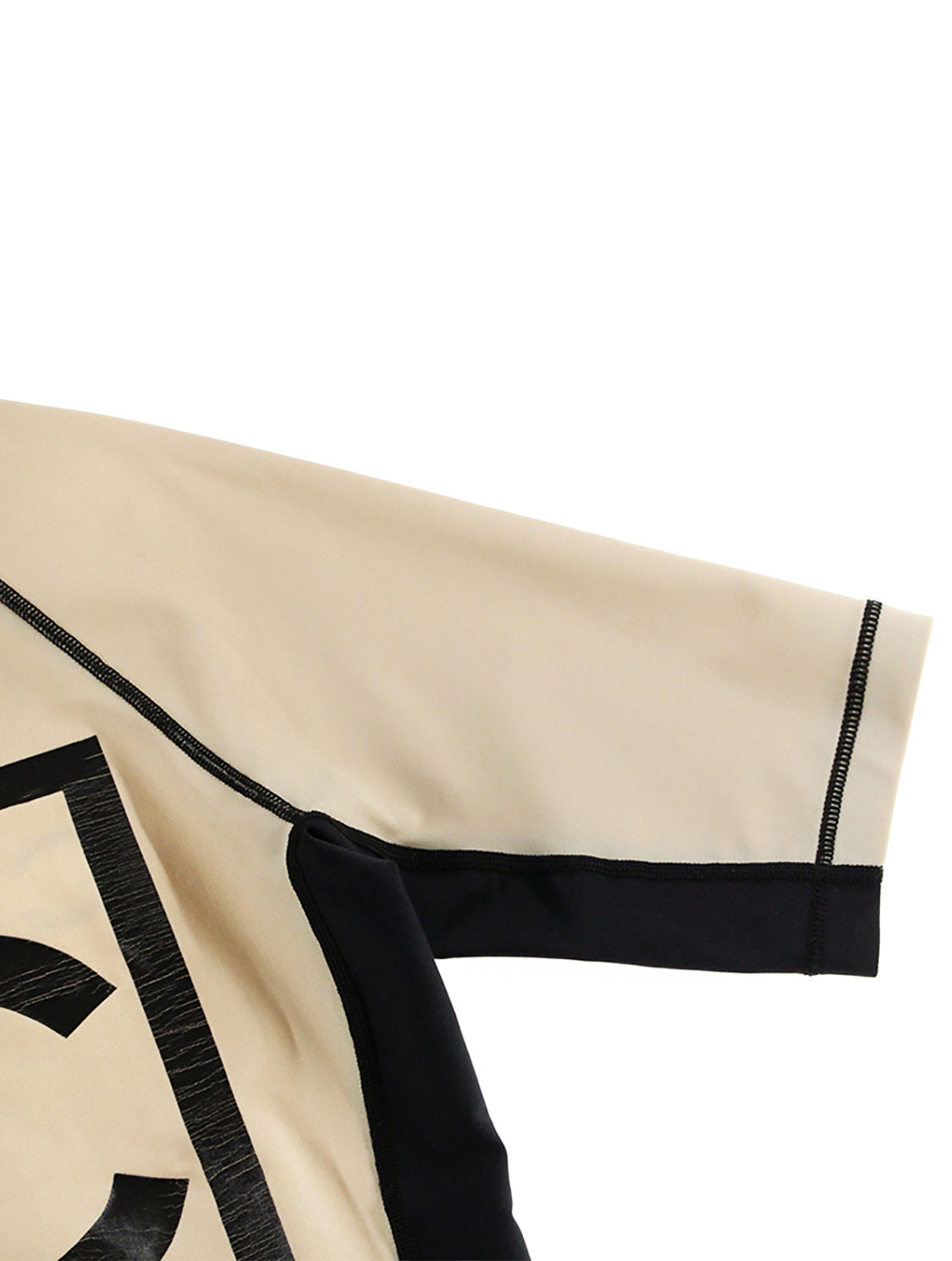 Chanel Rare Scuba Nylon CC Beige Short Sleeve