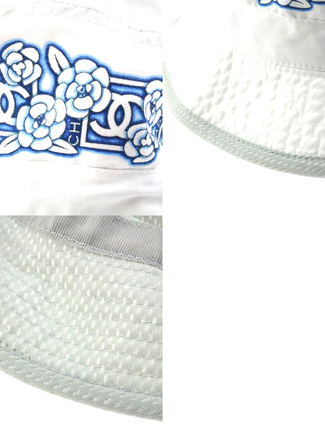 Chanel Sports Camellia White Bucket Hat