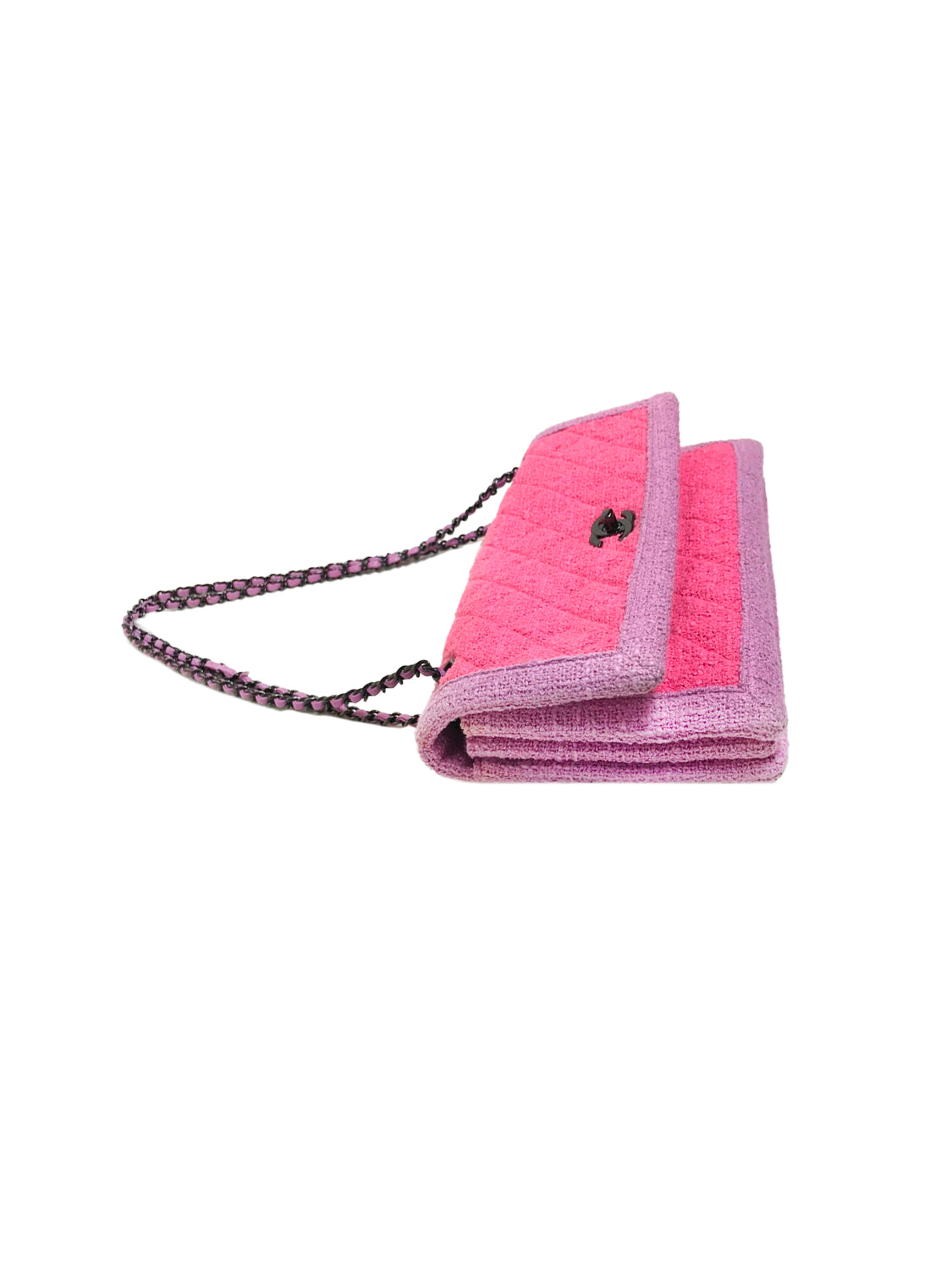 Chanel 2015-2016 Terrycloth Wallet Chain Flap