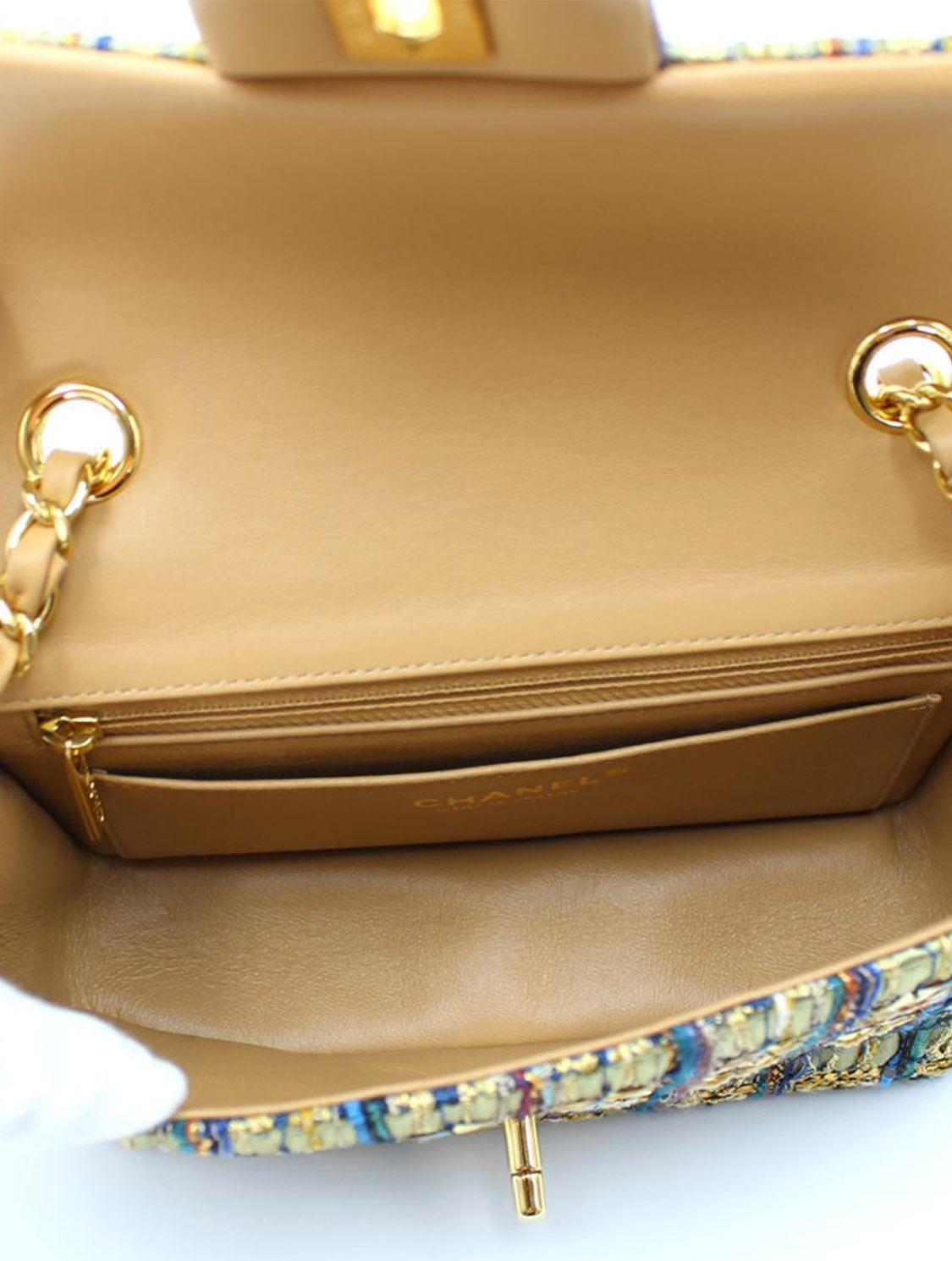 Chanel AW Tweed Printed 2019 Flap Bag