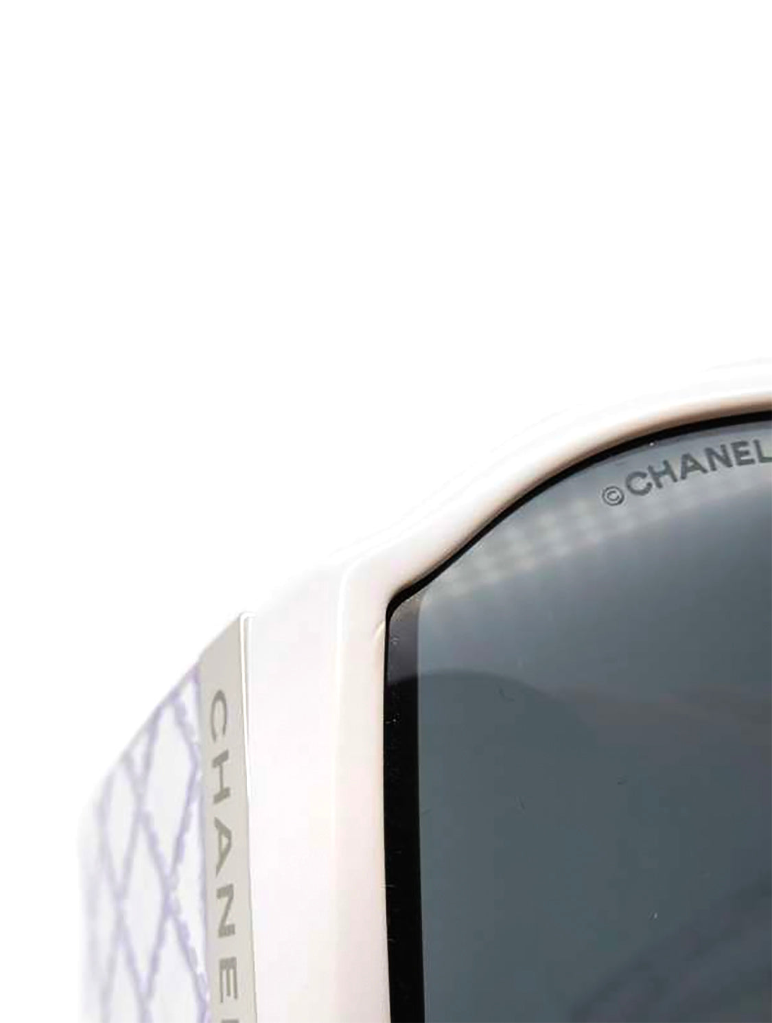 Chanel Sport White Visor Sunglasses