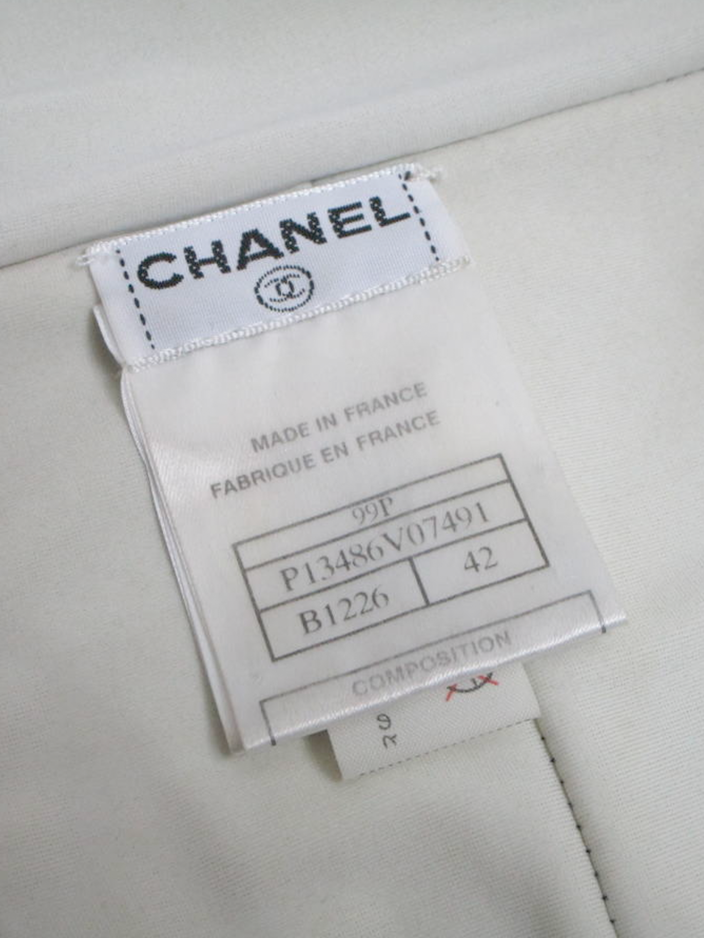 Chanel 2000s Black Cropped Stripe Vest