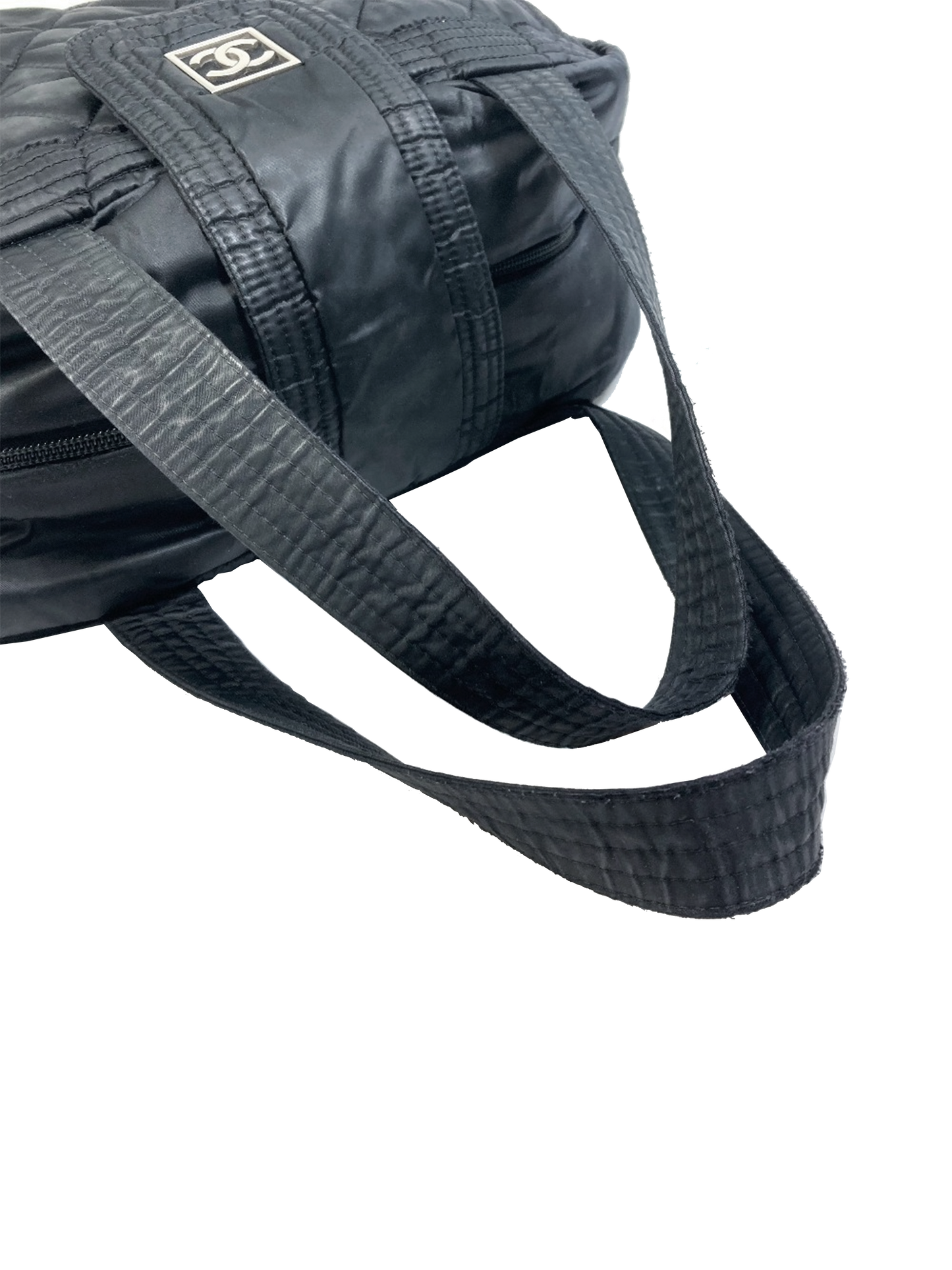 Chanel 2005 Sports Black Nylon Tote Bag