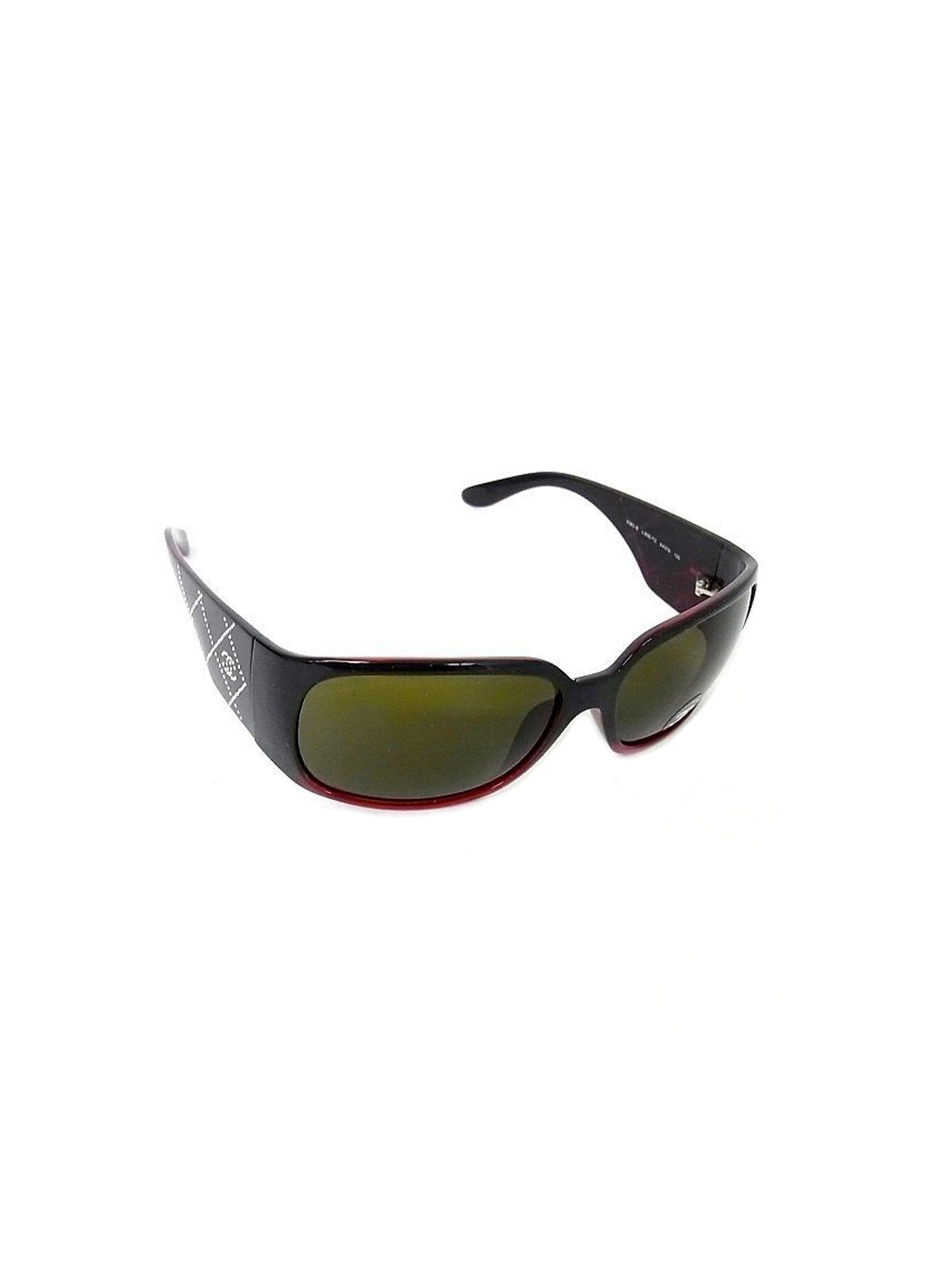 Chanel 2000s Green Tinted Sunglasses