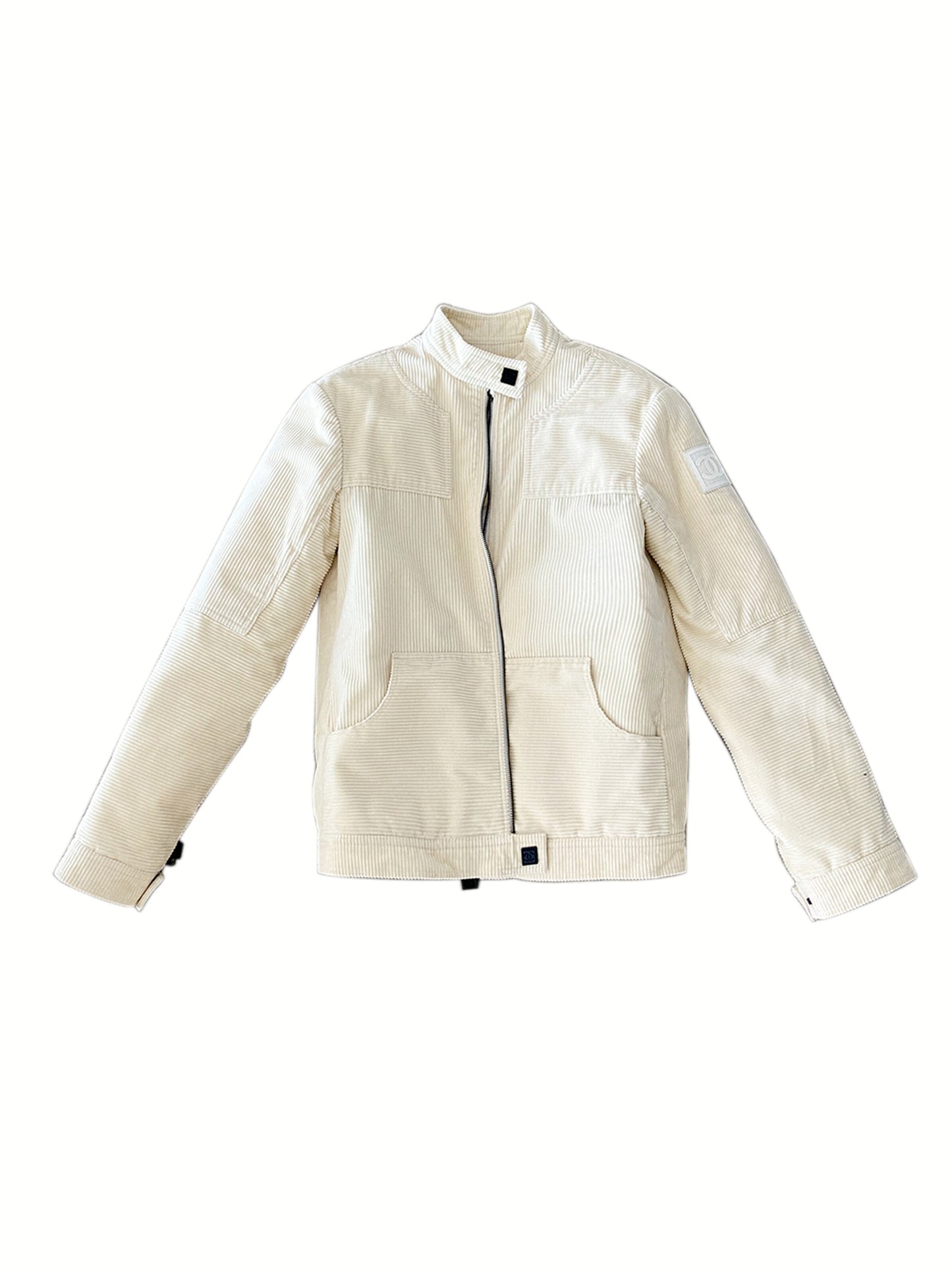 Chanel Sports Beige Corduroy Jacket