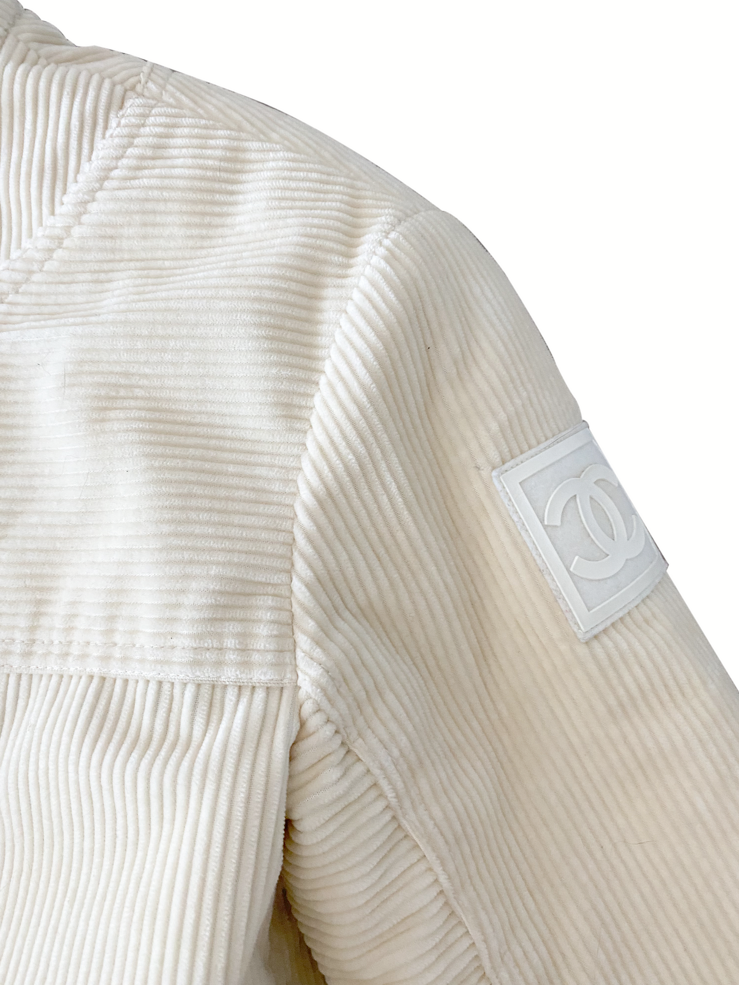 Chanel Sports Beige Corduroy Jacket
