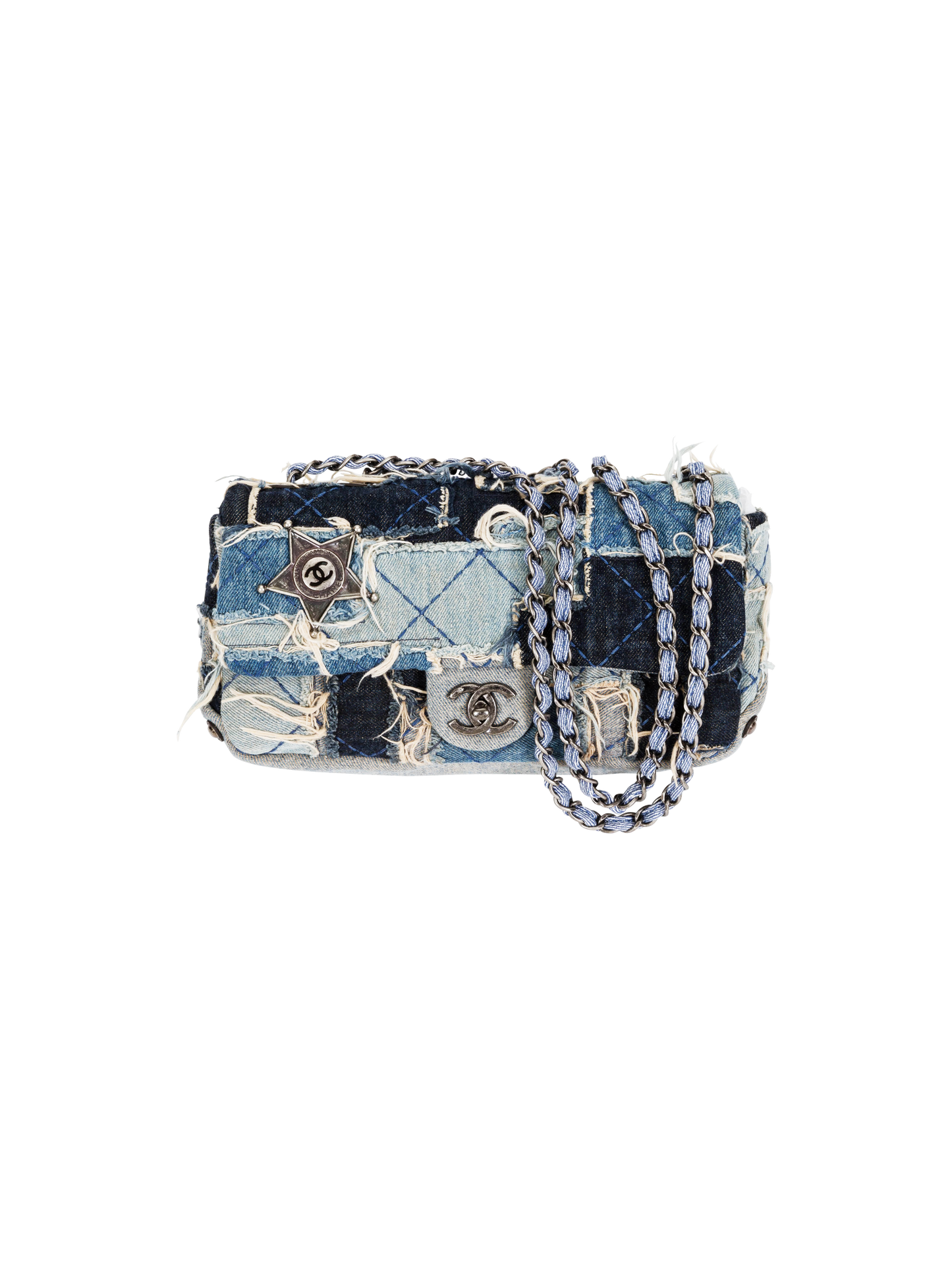 Chanel 2014 Paris-Dallas Denim Flap Bag