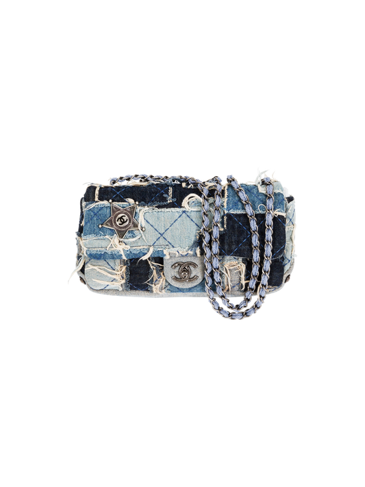 Chanel 2014 Paris-Dallas Denim Flap Bag