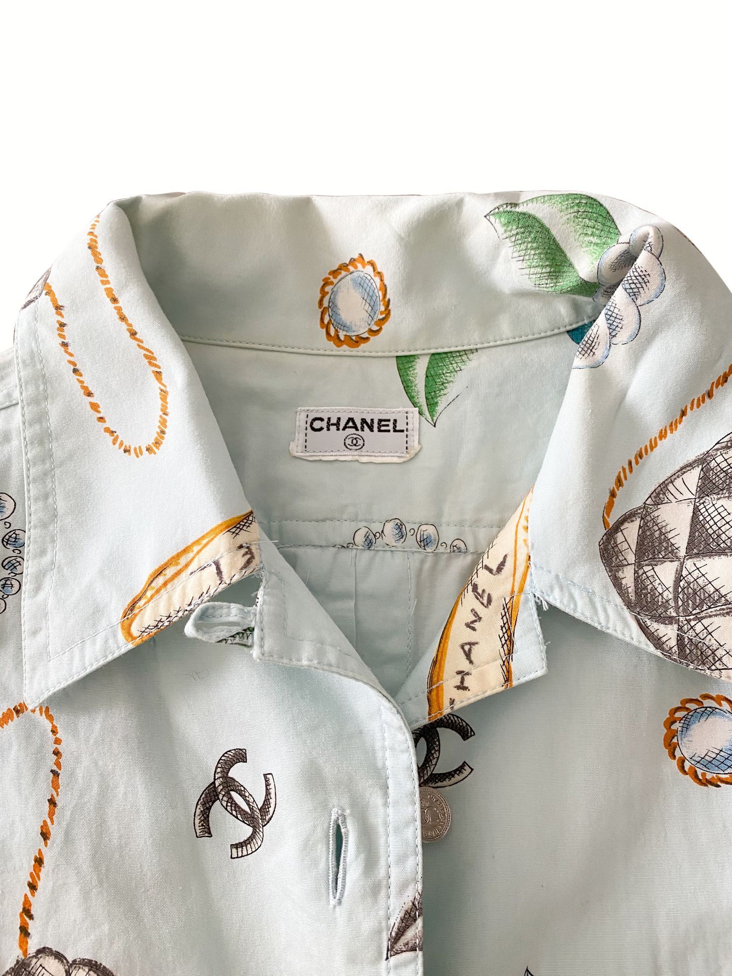 Chanel 1996 S/S Cosmetic Graphic Shirt