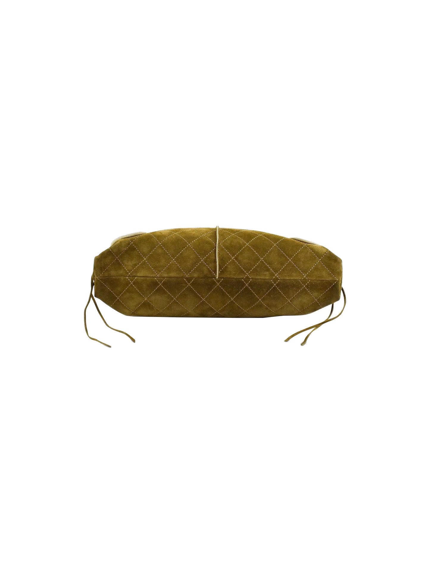 Chanel 2015 Olive Suede Hunting Bag