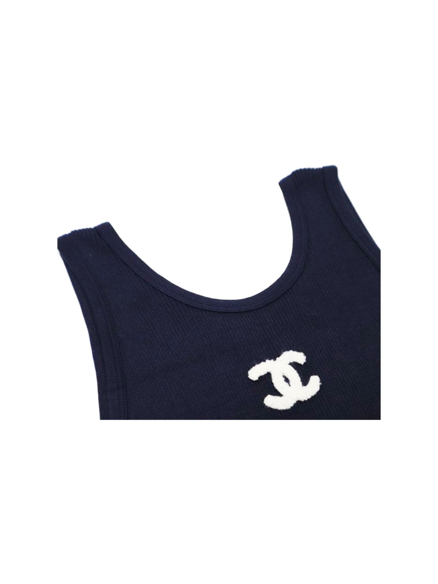 Chanel Super Rare Knit CC Tank Top