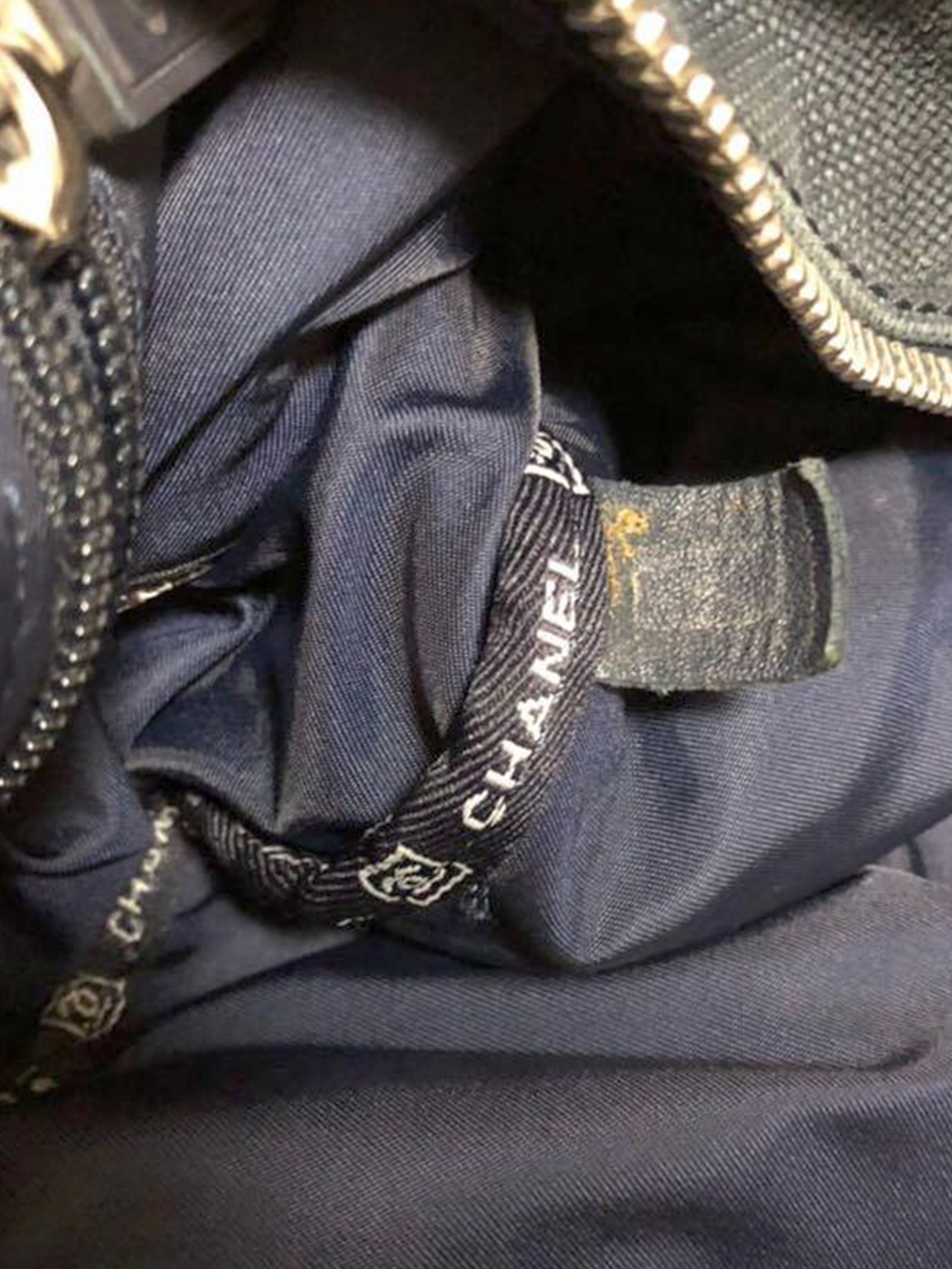 Chanel Sports Navy Denim Shoulder Bag