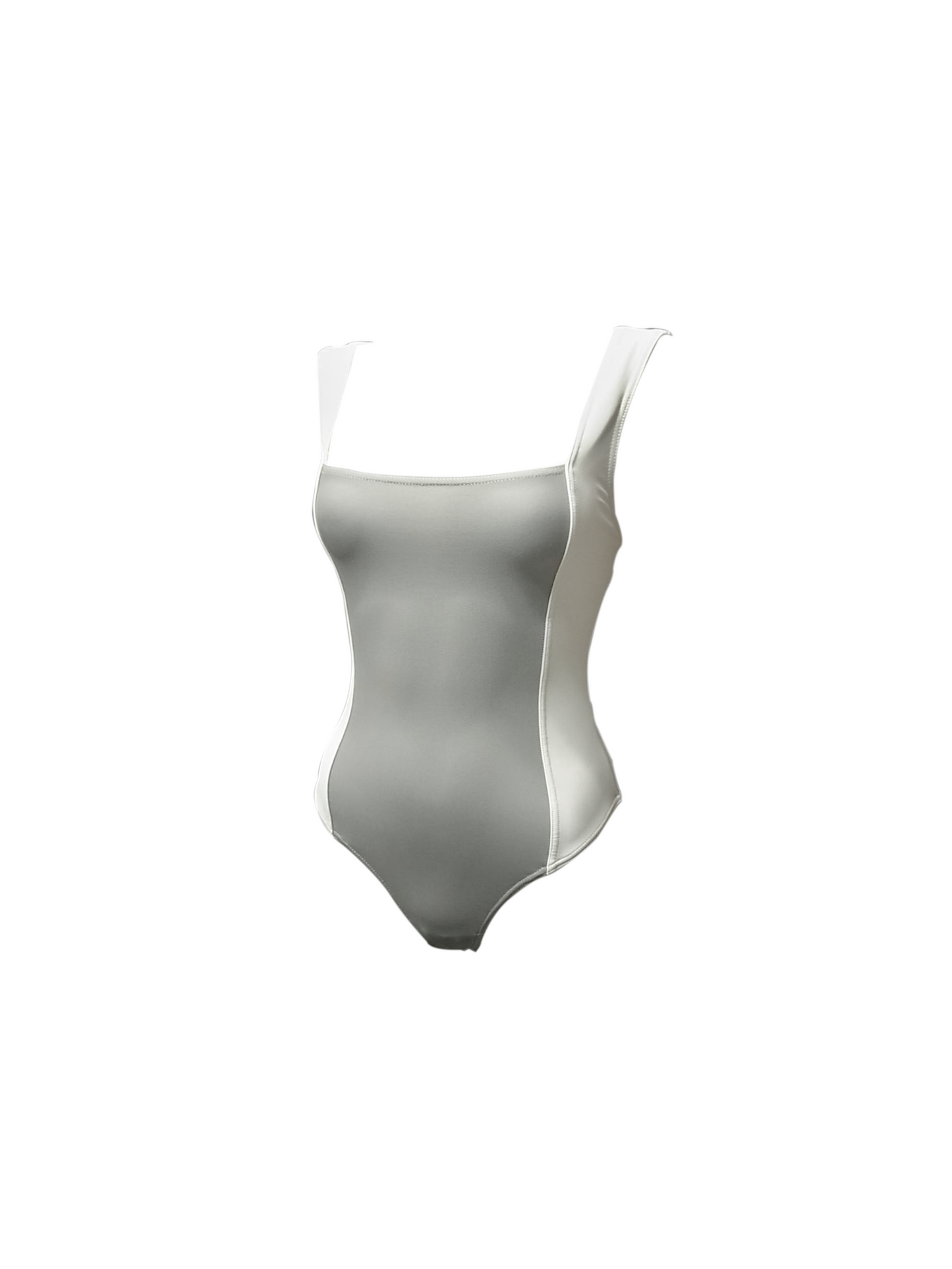 Chanel 2000s Gray and White One Piece