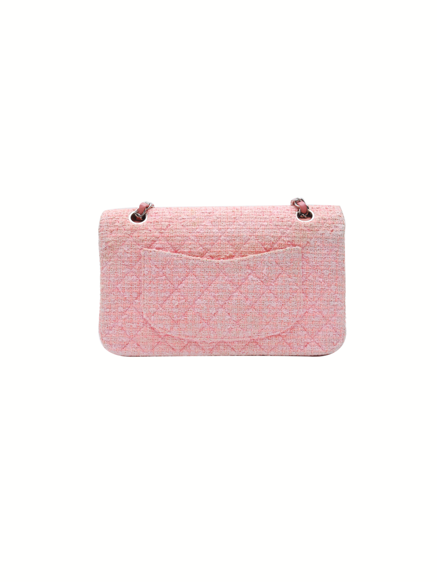 Chanel 2000s SS Rare Pink Tweed Flap