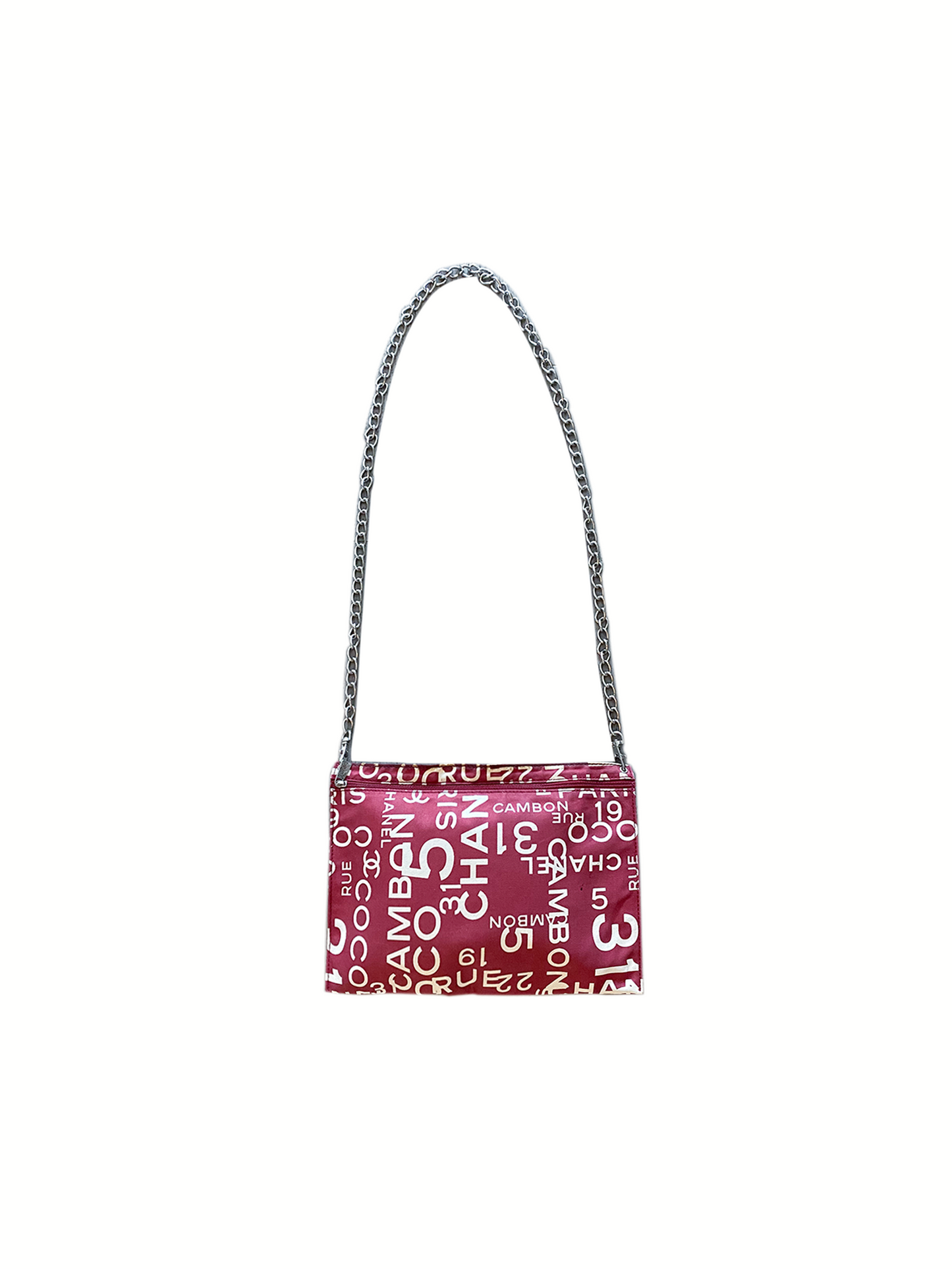 Chanel 2000s Sports Pink Drop Chain Bag