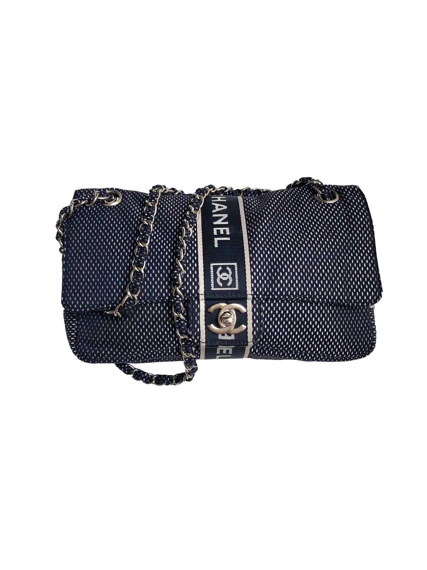 Chanel 2002 Rare Mesh Sports Flap