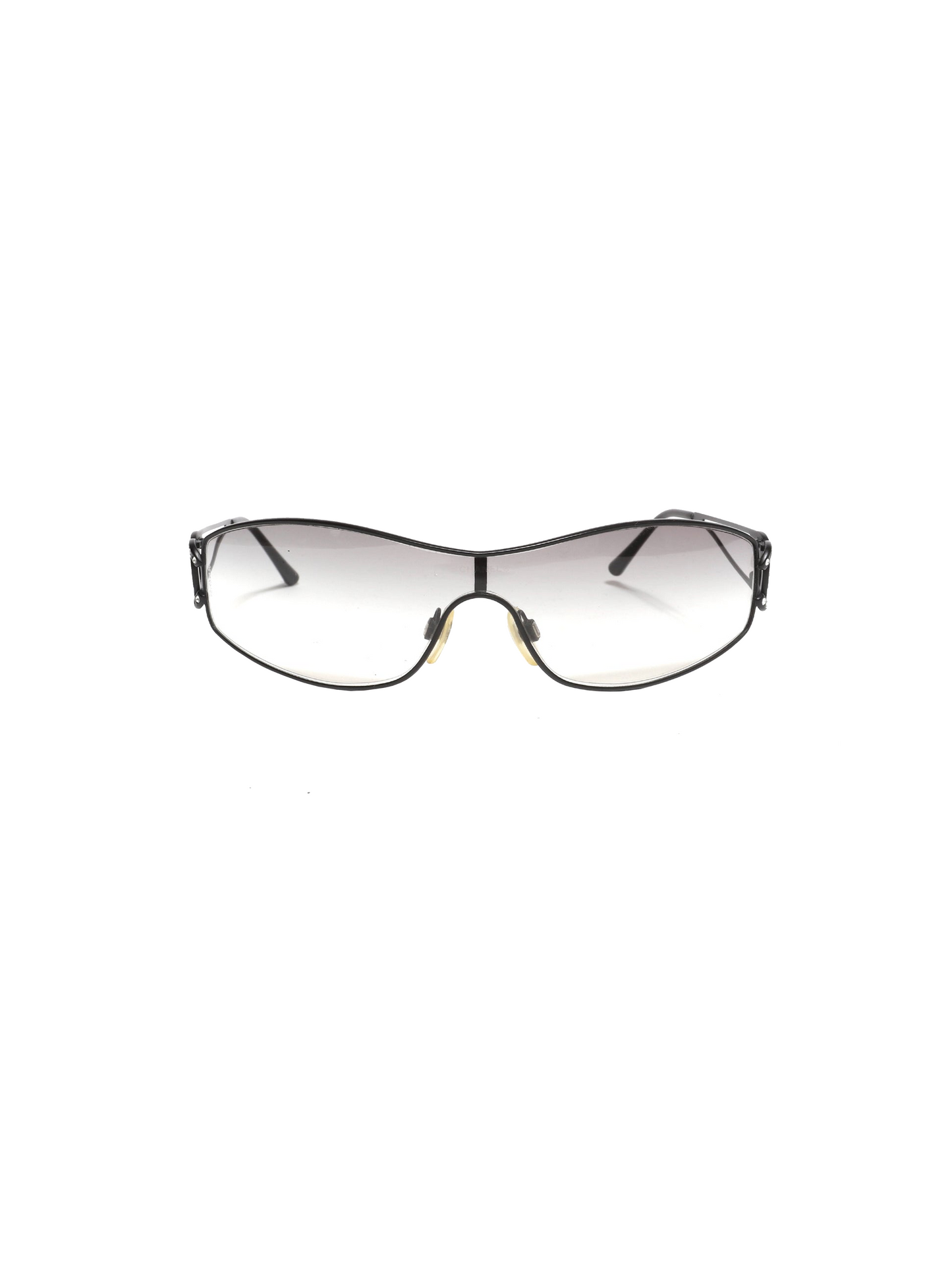 Chanel 2000s Swarowski CC Logo Sunglasses