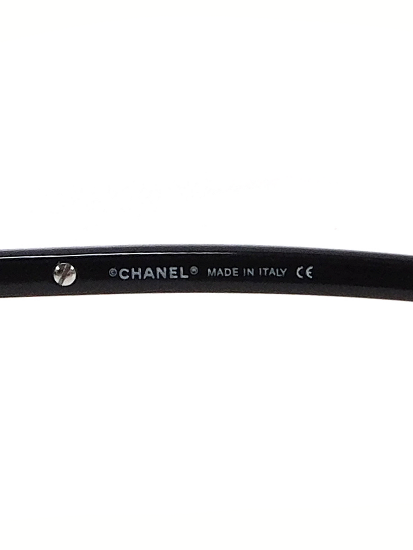Chanel Silver Visor Sunglasses