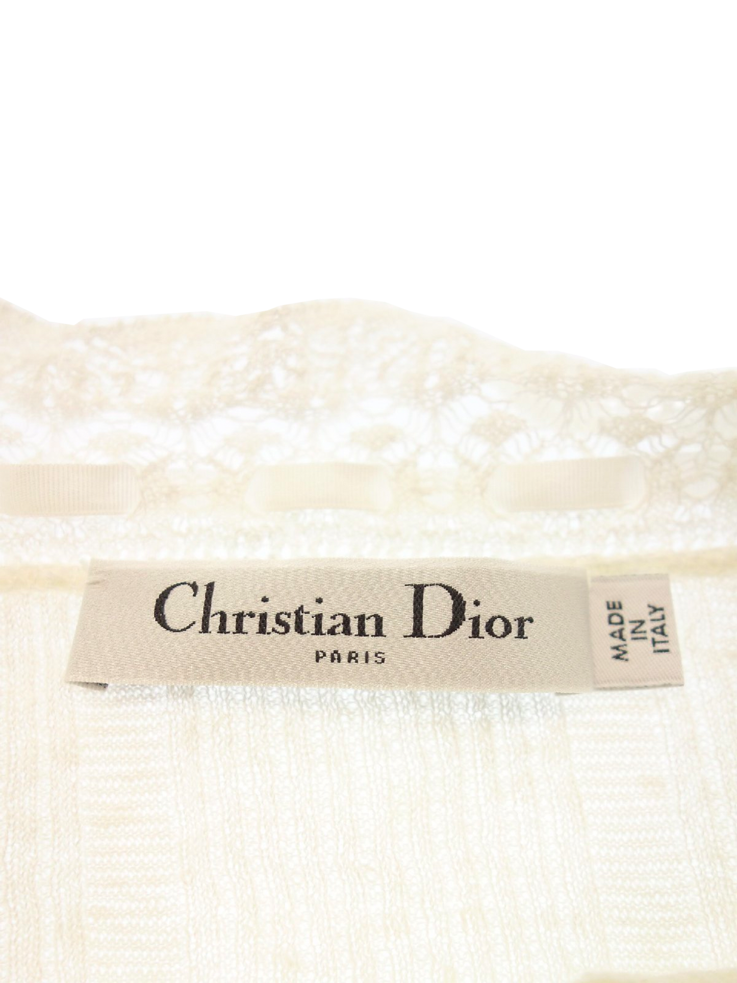 Christian Dior 2000s Light Cotton White Tank