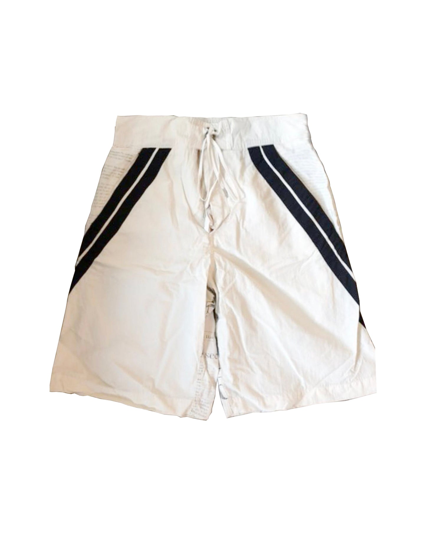 John Galliano 2000s Mens Gazette Swim Shorts