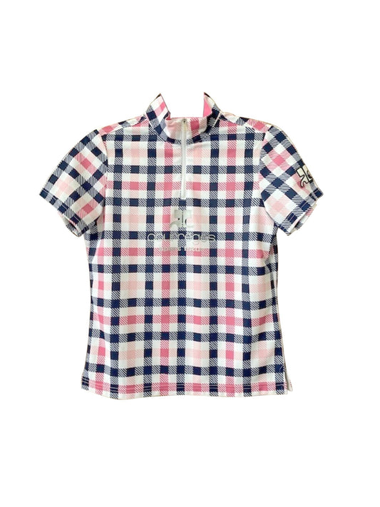 Courrèges 2000s Pink Plaid Zipper Shirt