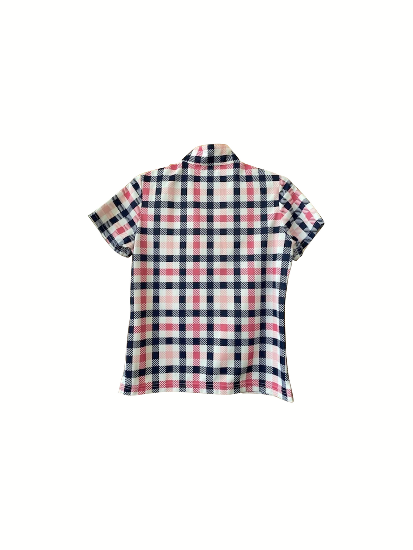 Courrèges 2000s Pink Plaid Zipper Shirt