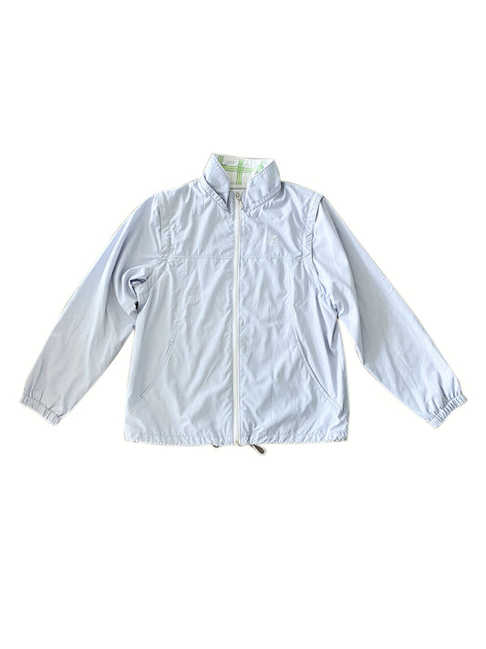 Courrèges 1990s Nylon Blue Bomber