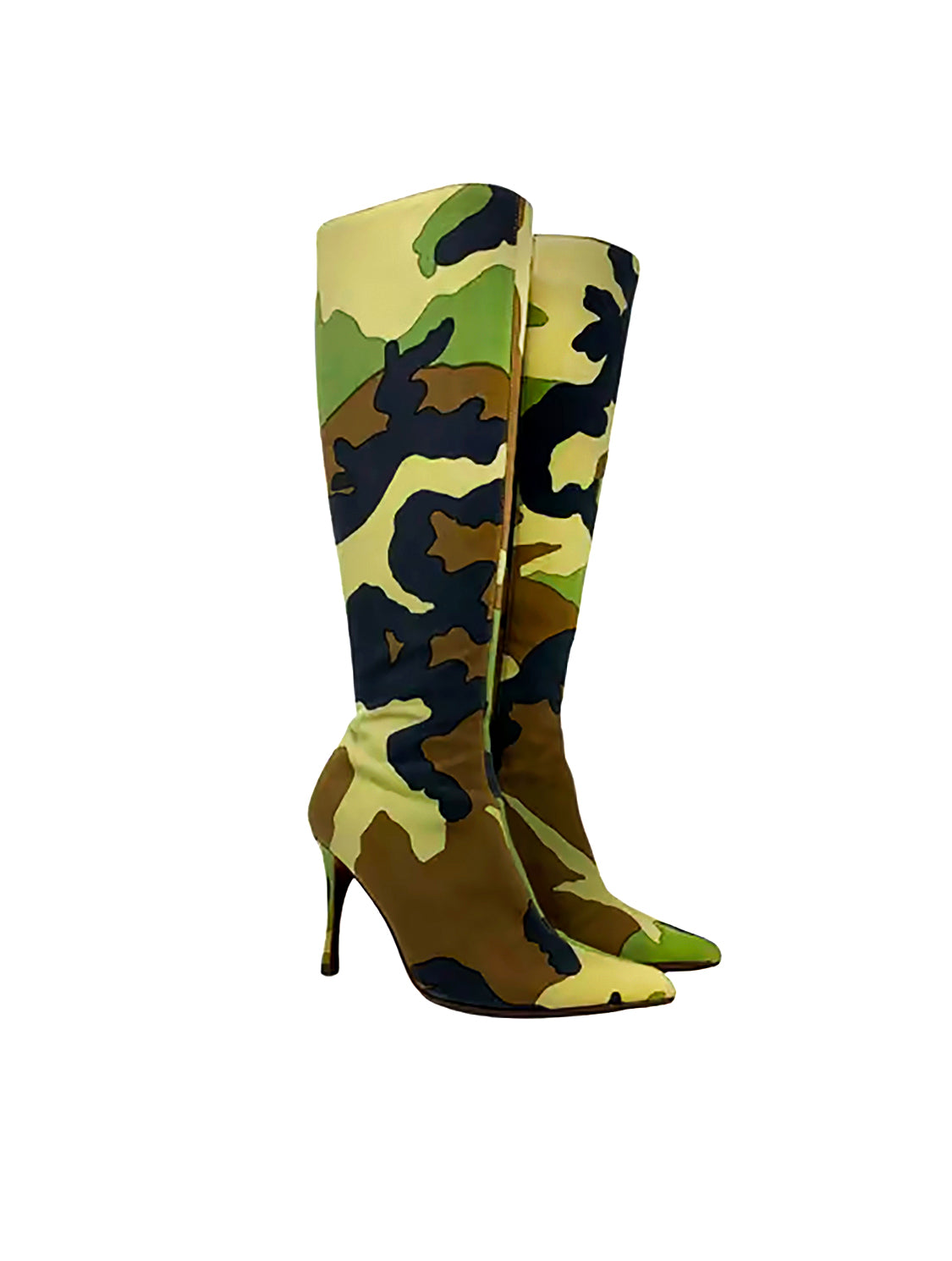 Christian Dior 2001 by John Galliano Rare Camouflage Boots