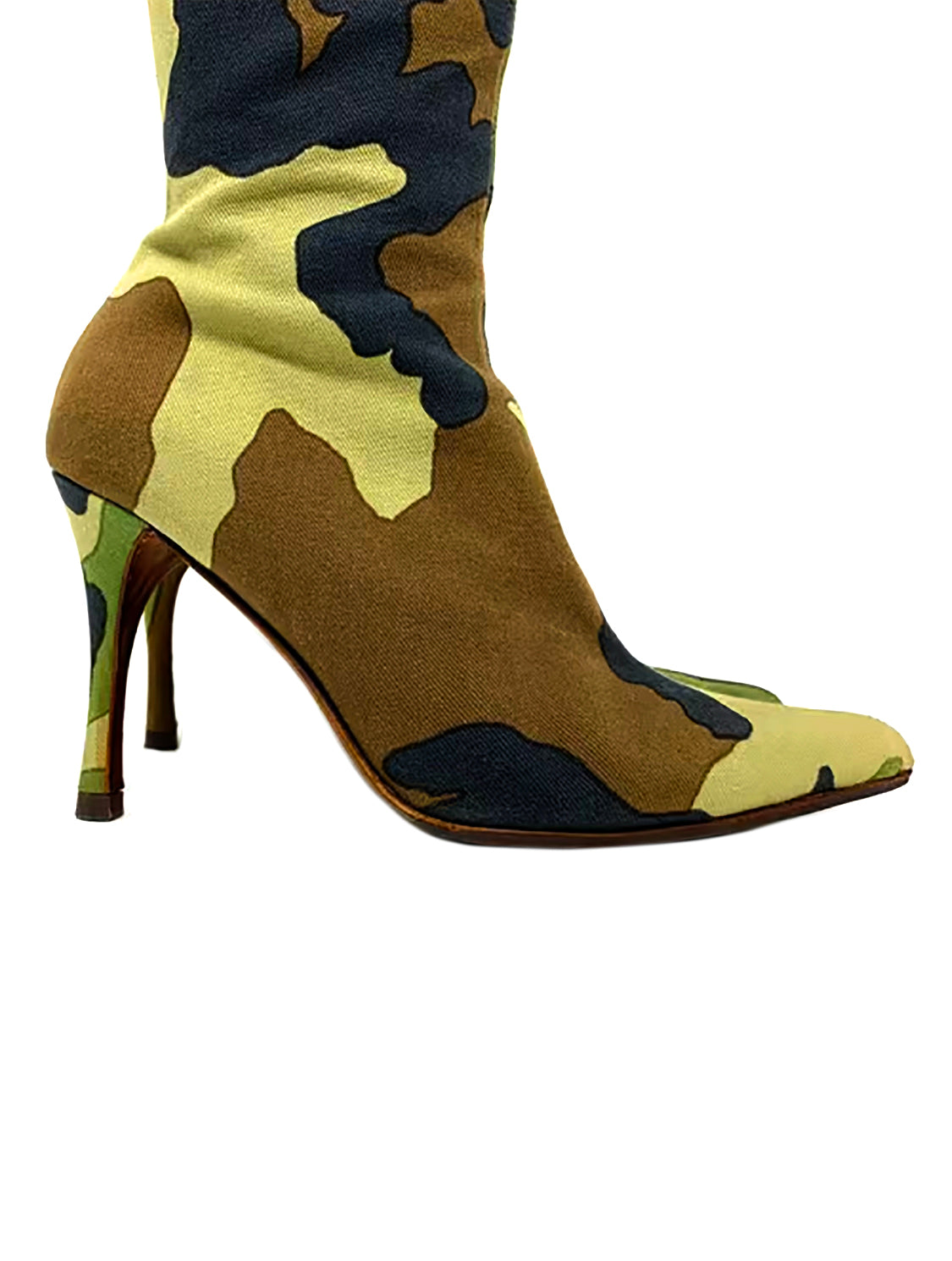 Christian Dior 2001 by John Galliano Rare Camouflage Boots