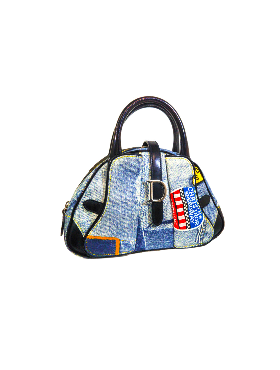 Christian Dior 2000s Denim Canvas Bag