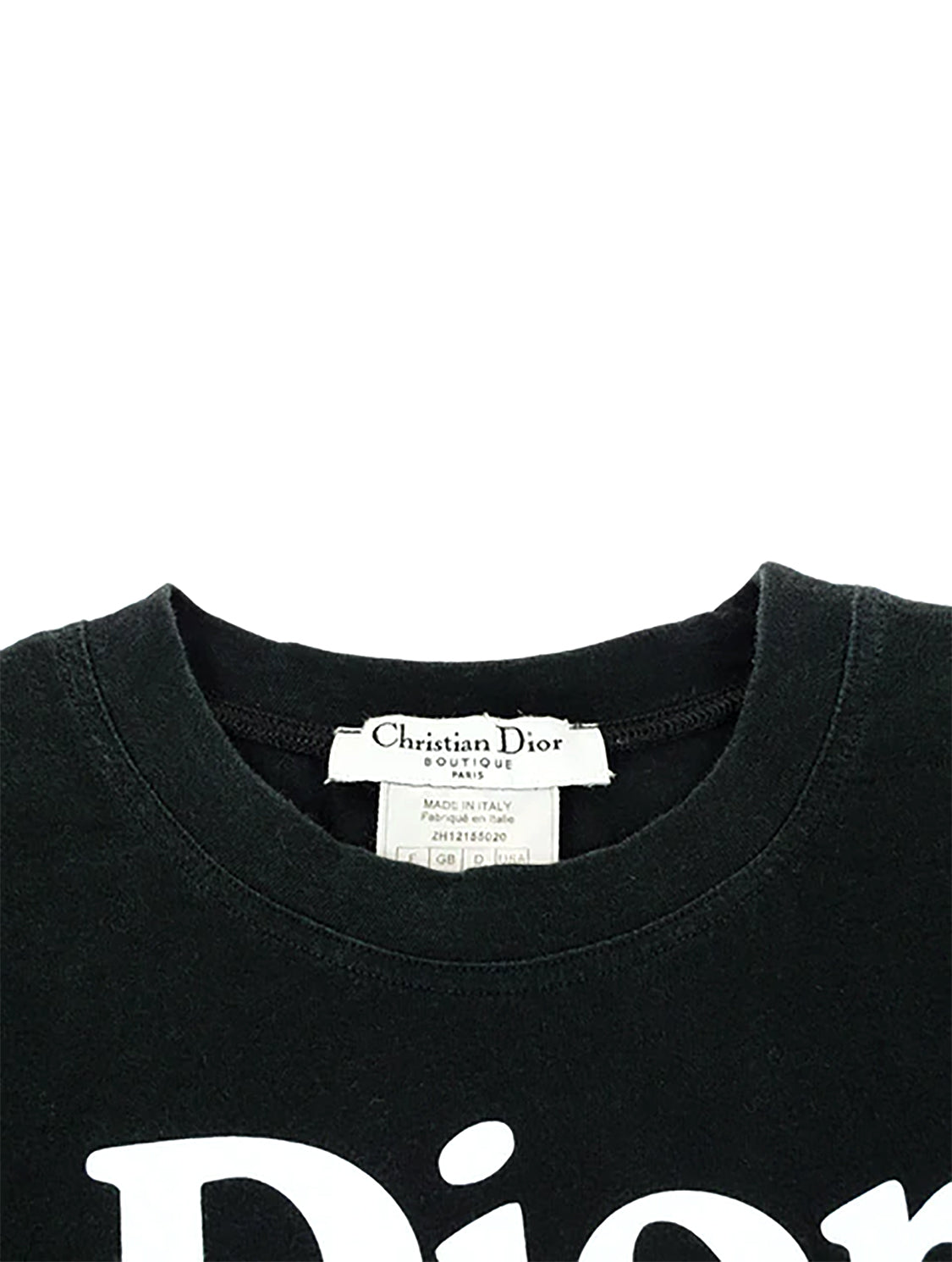 Christian Dior 2000s Dior Addict Black T-Shirt