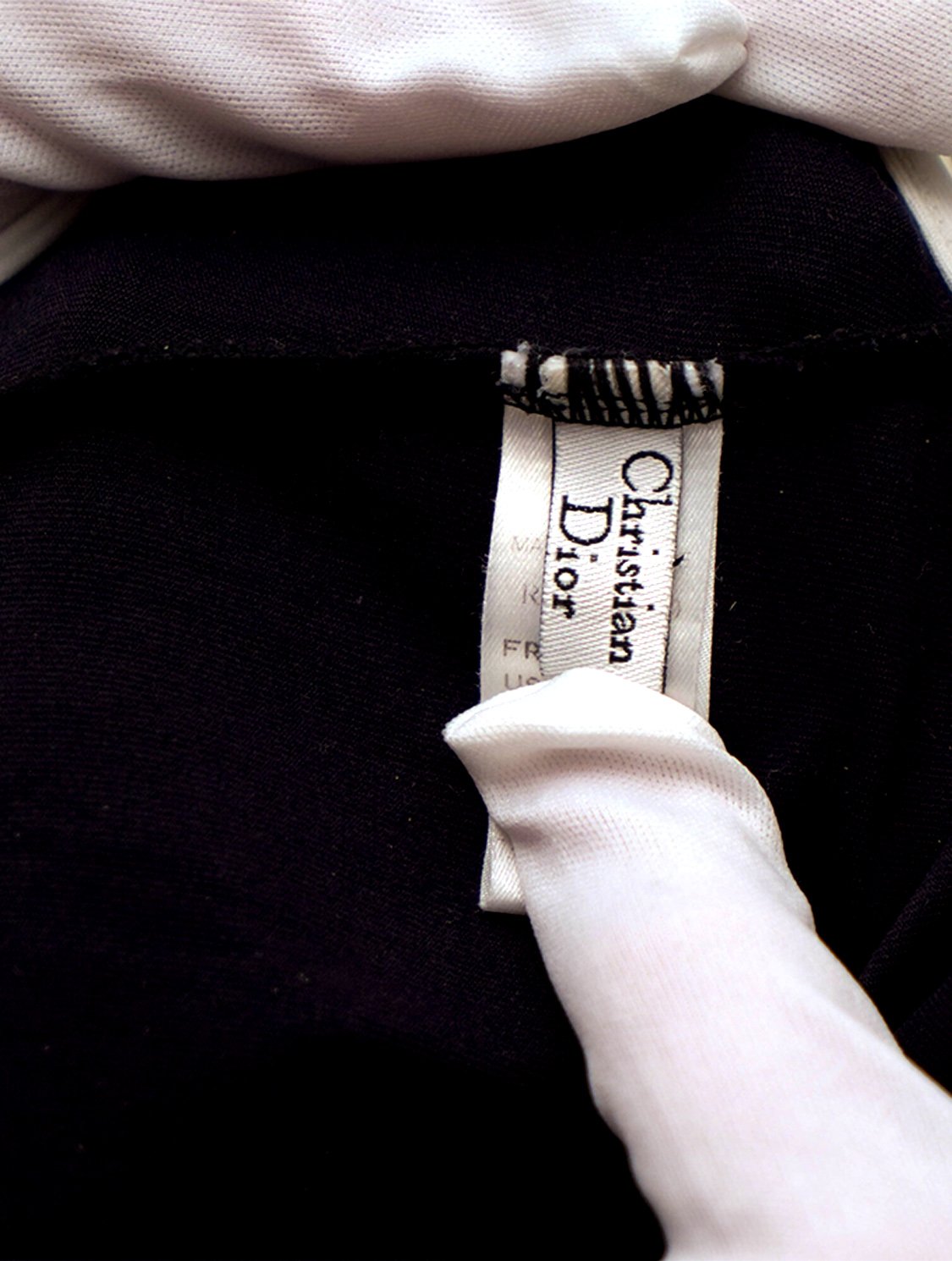Christian Dior 2000s Galliano Gothic One Piece Swimsuit
