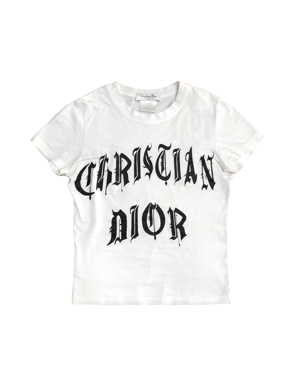 Christian Dior 2000s Gothic White T-Shirt