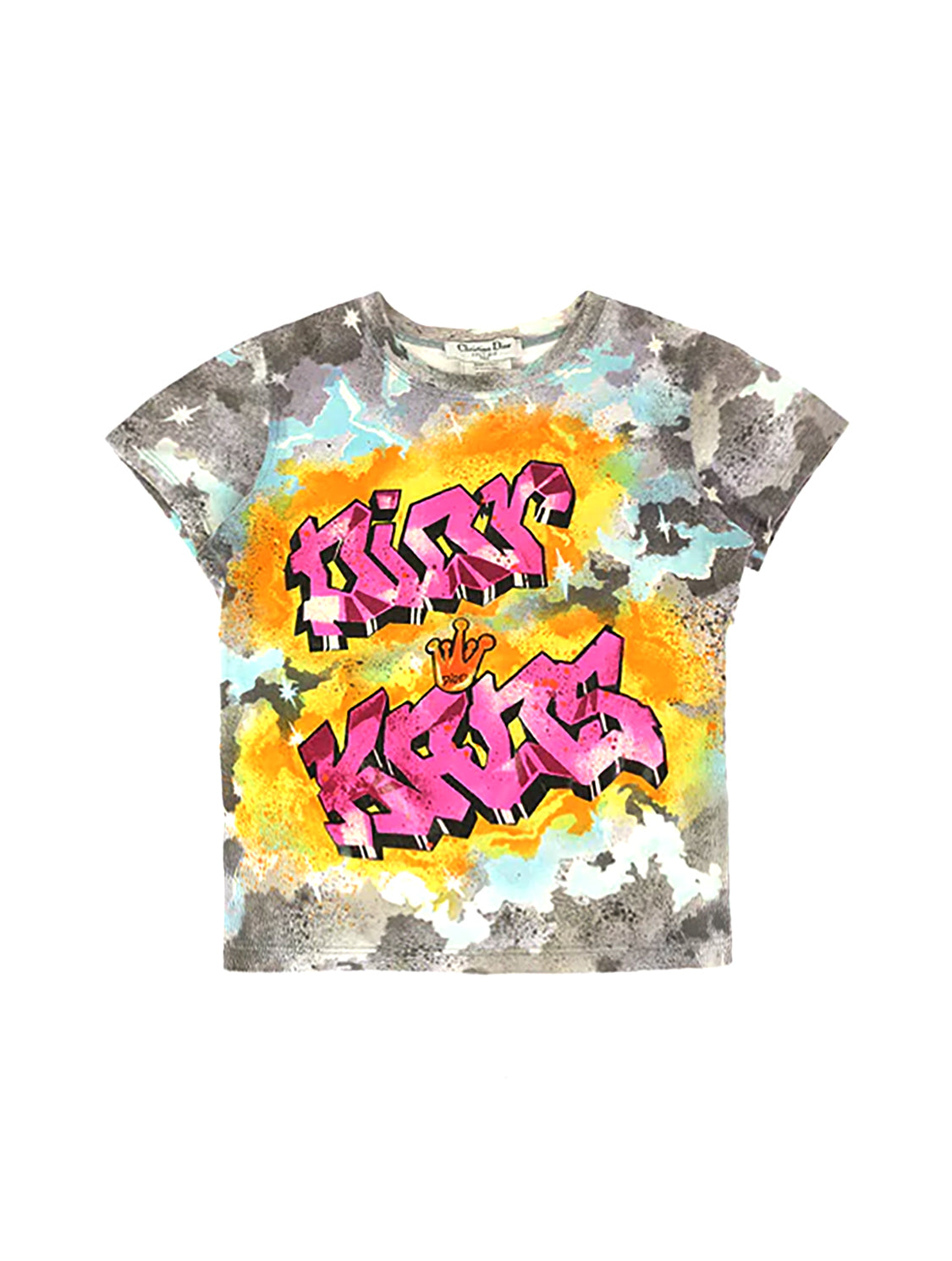 Christian Dior 2000s Graffiti Camouflage T-Shirt