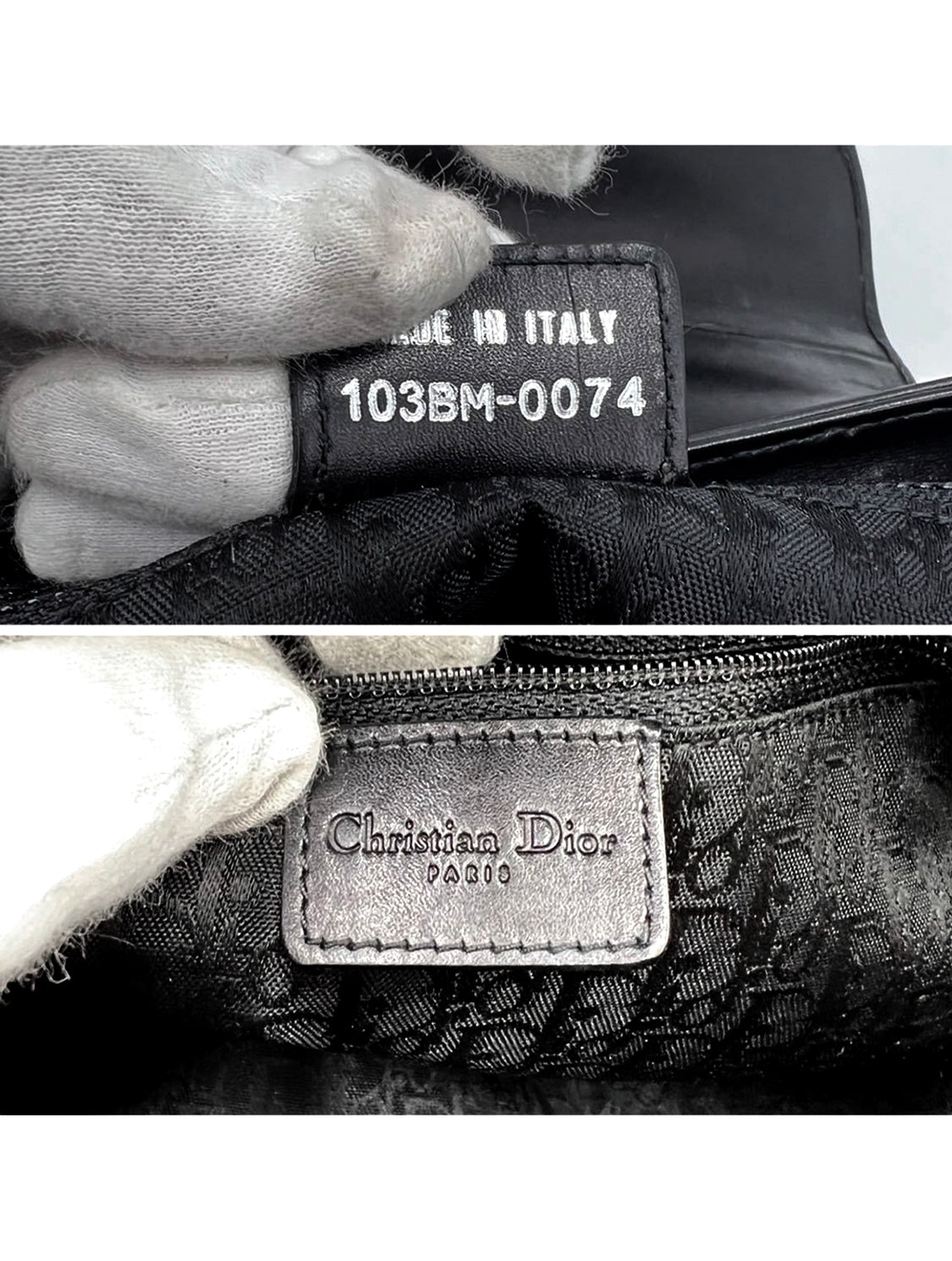 Christian Dior 2000s Rare Logo Plate Bag