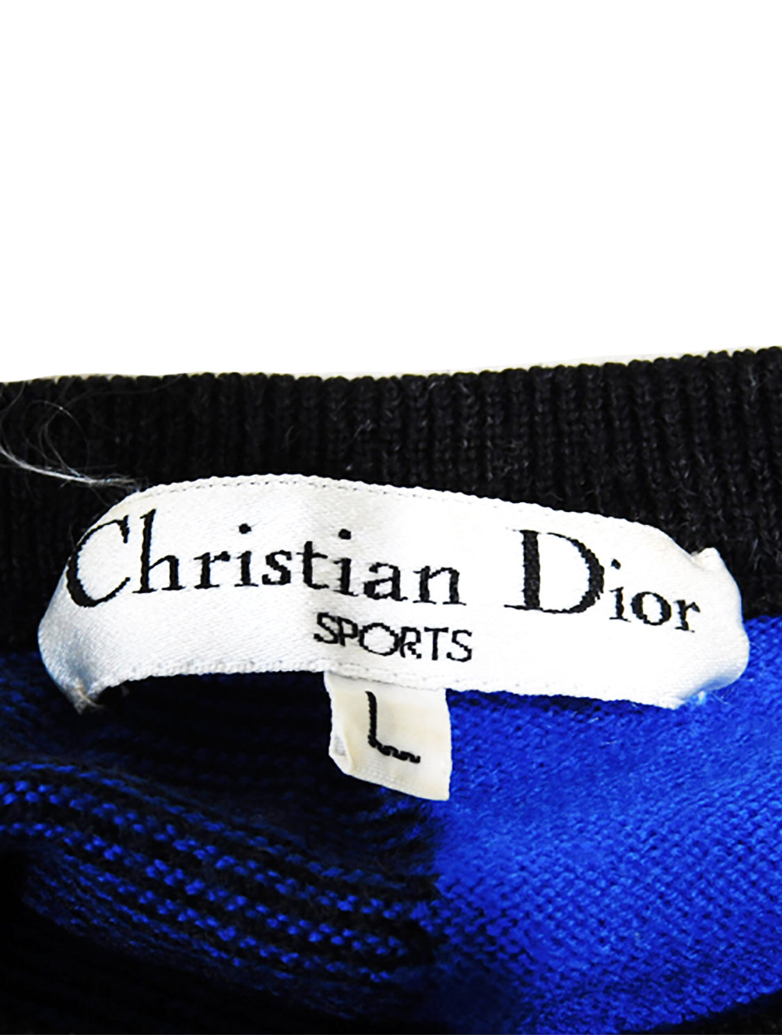 Christian Dior 2000s Sports Plaid Crewneck