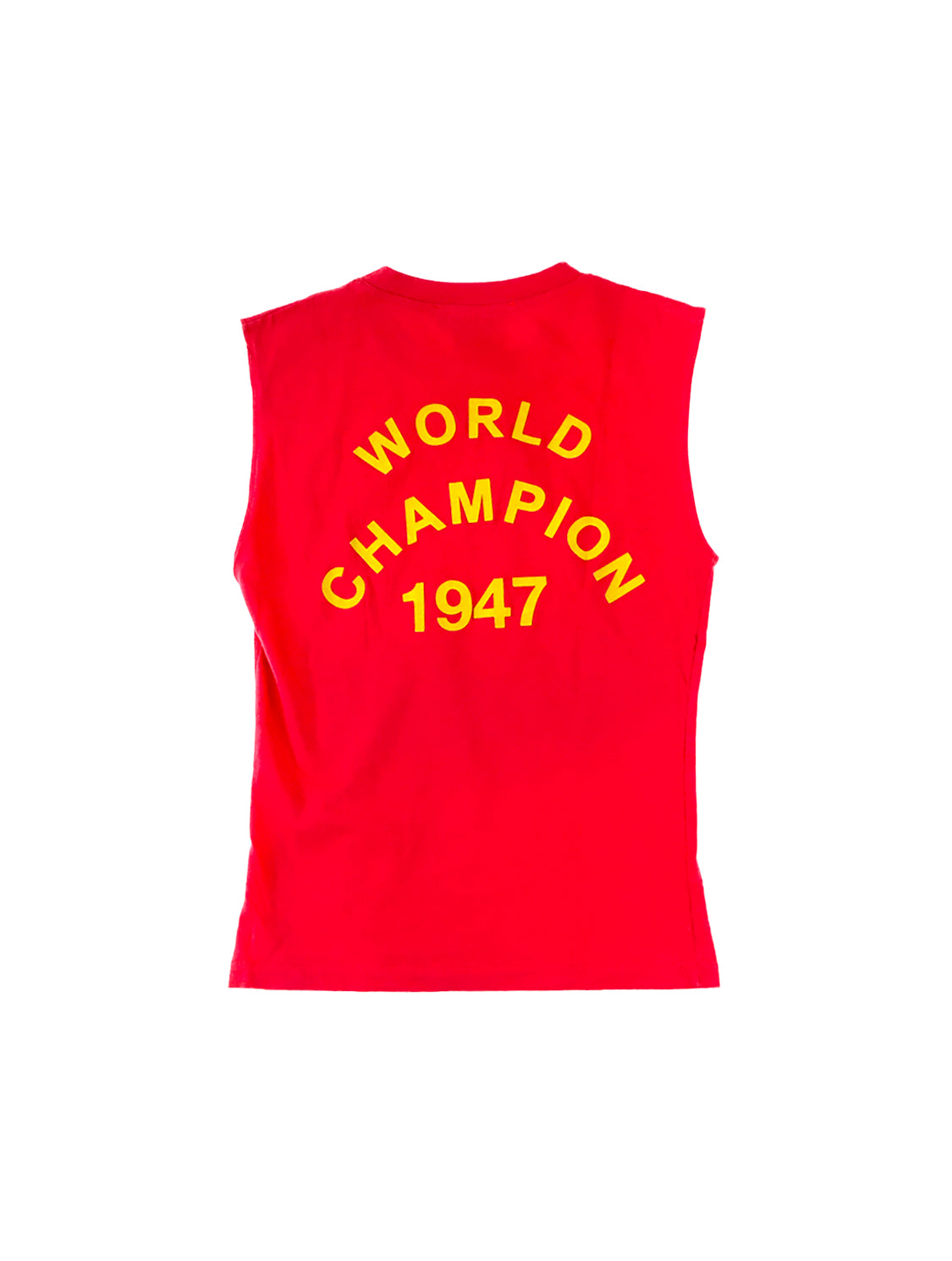 Christian Dior 2000s J'adore Dior Red and Yellow Tank