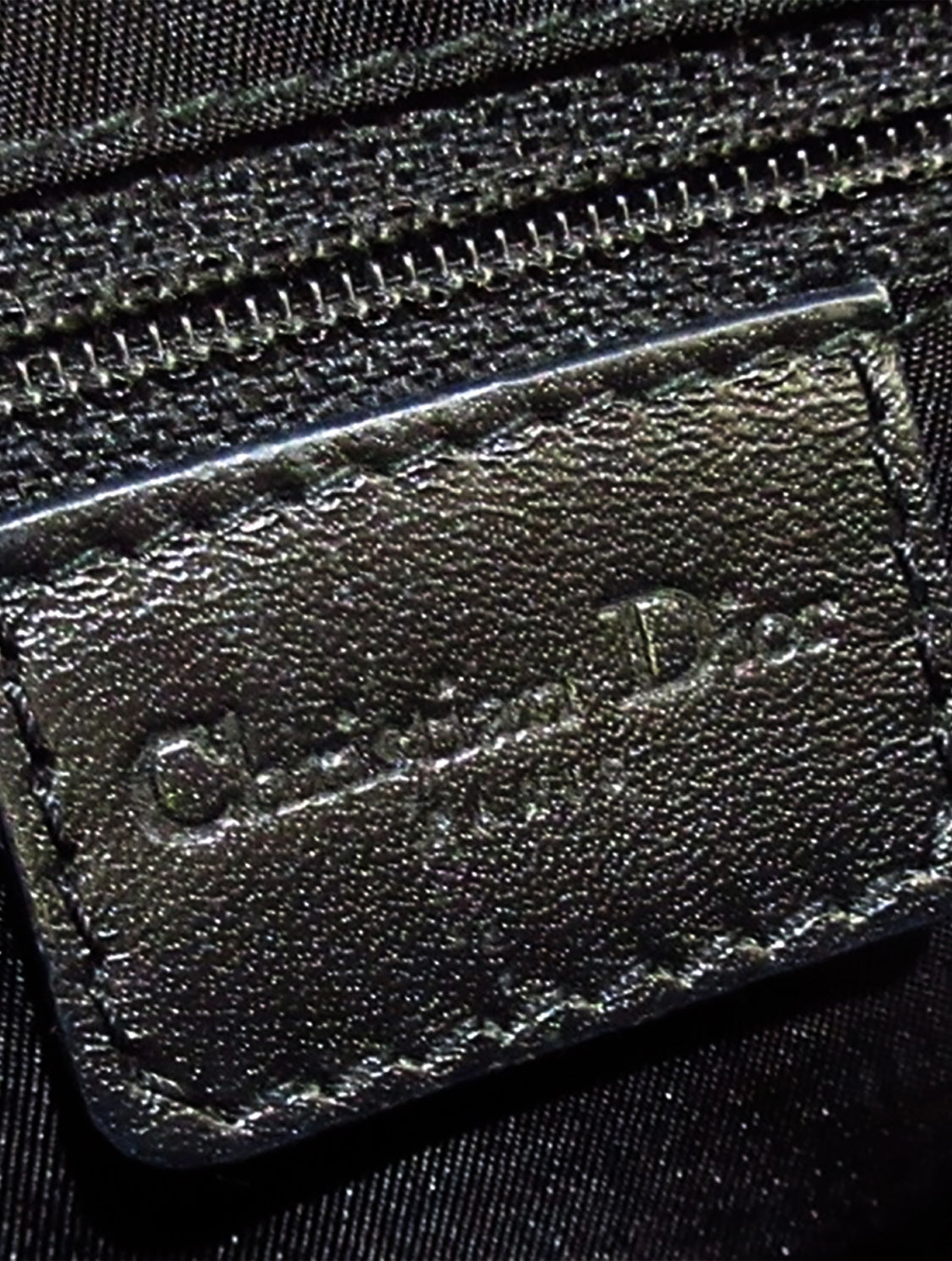Christian Dior 2002 Street Chic Black Bag
