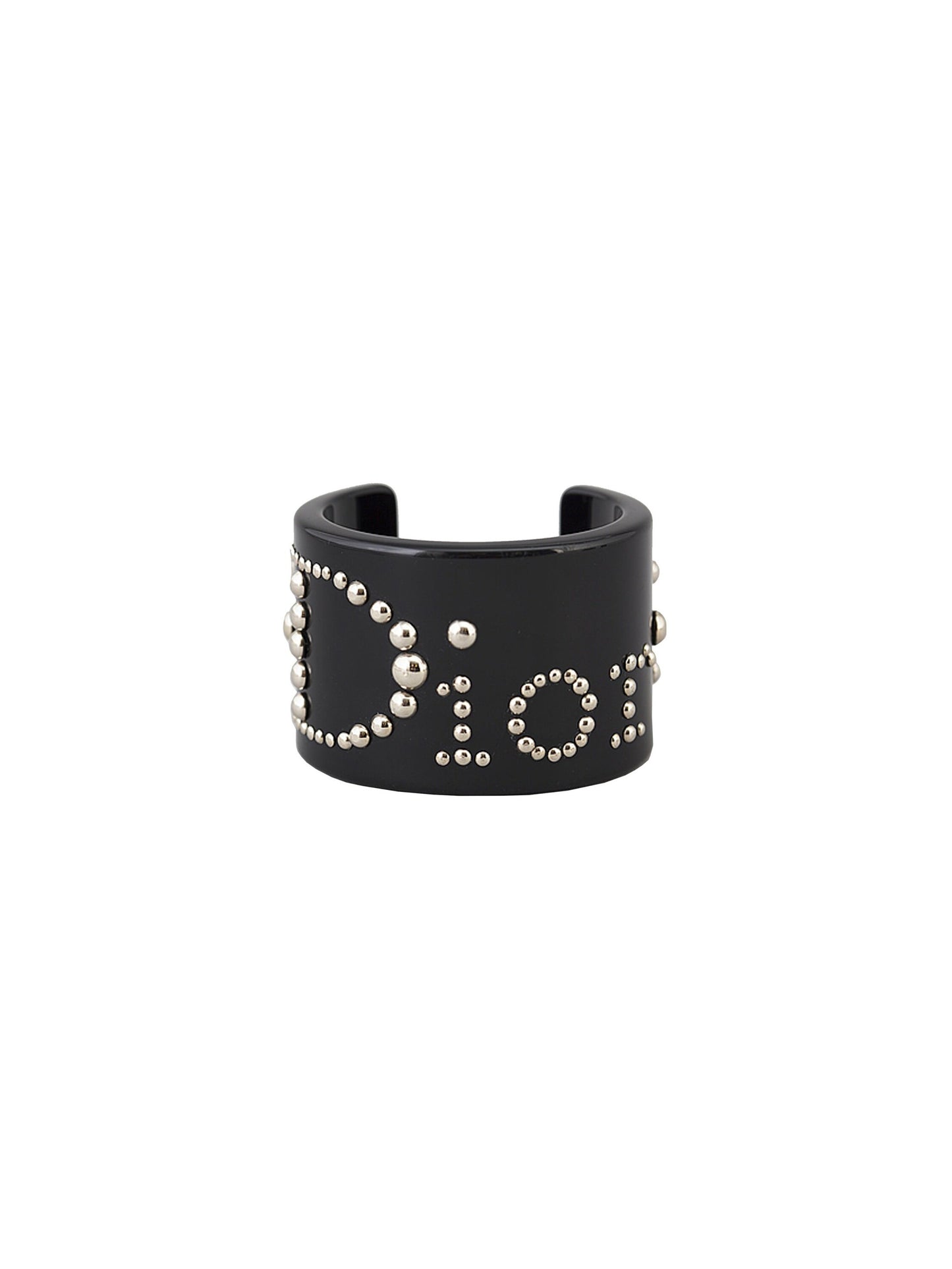 Christian Dior 2000s Black Studded Cuff