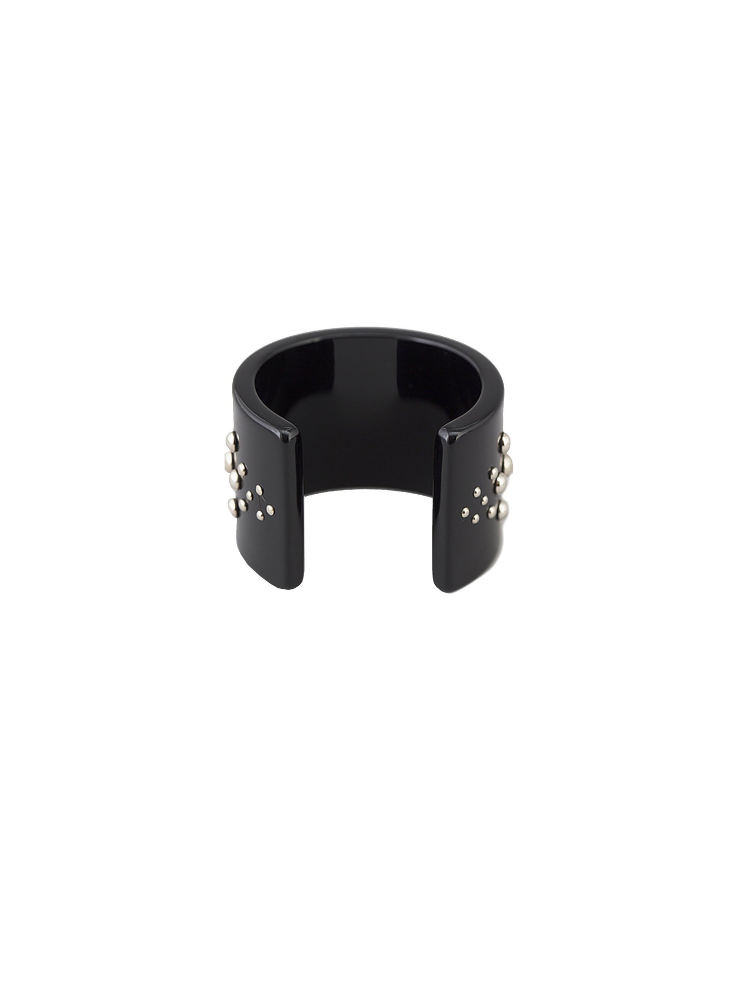 Christian Dior 2000s Black Studded Cuff