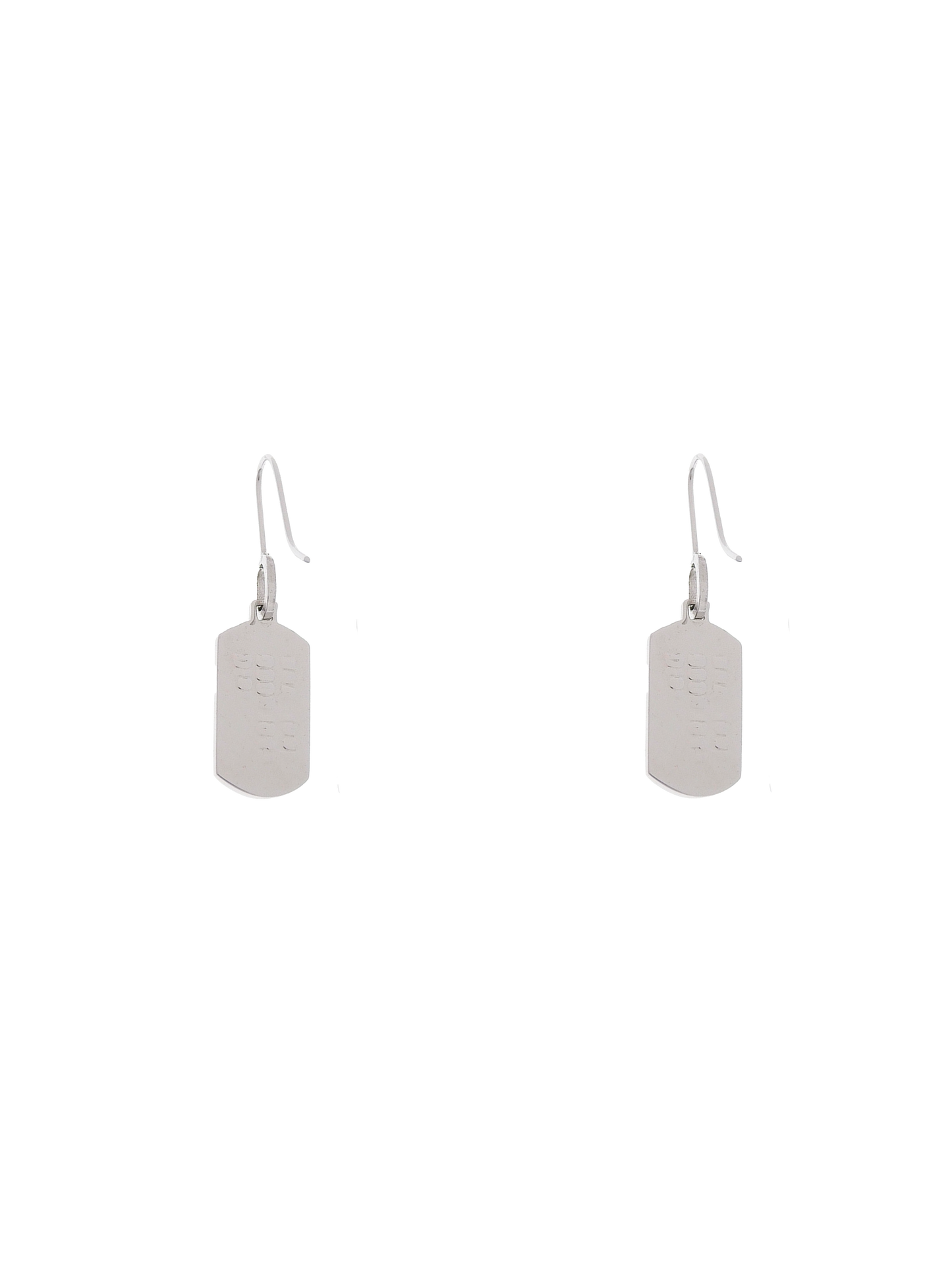 Christian Dior 2005 Dog Tag Earrings