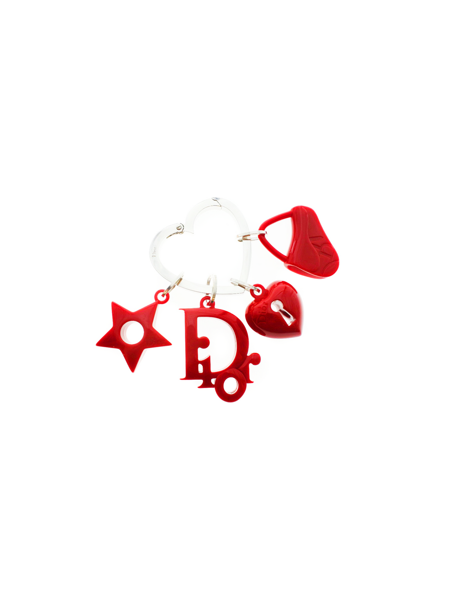 Christian Dior 2000s Rare Red Enamel Charm