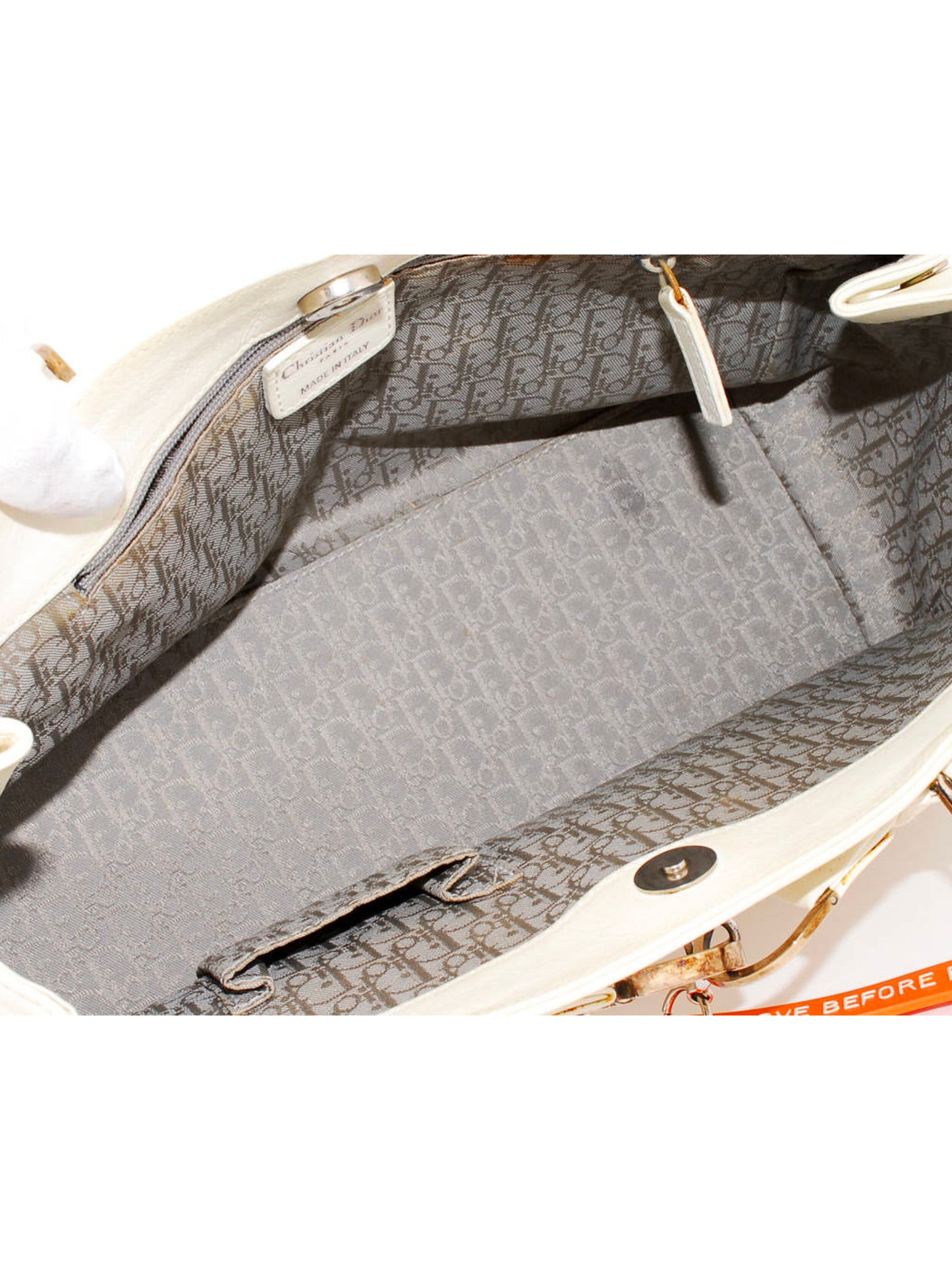 Christian Dior 2000s Flight White Handbag